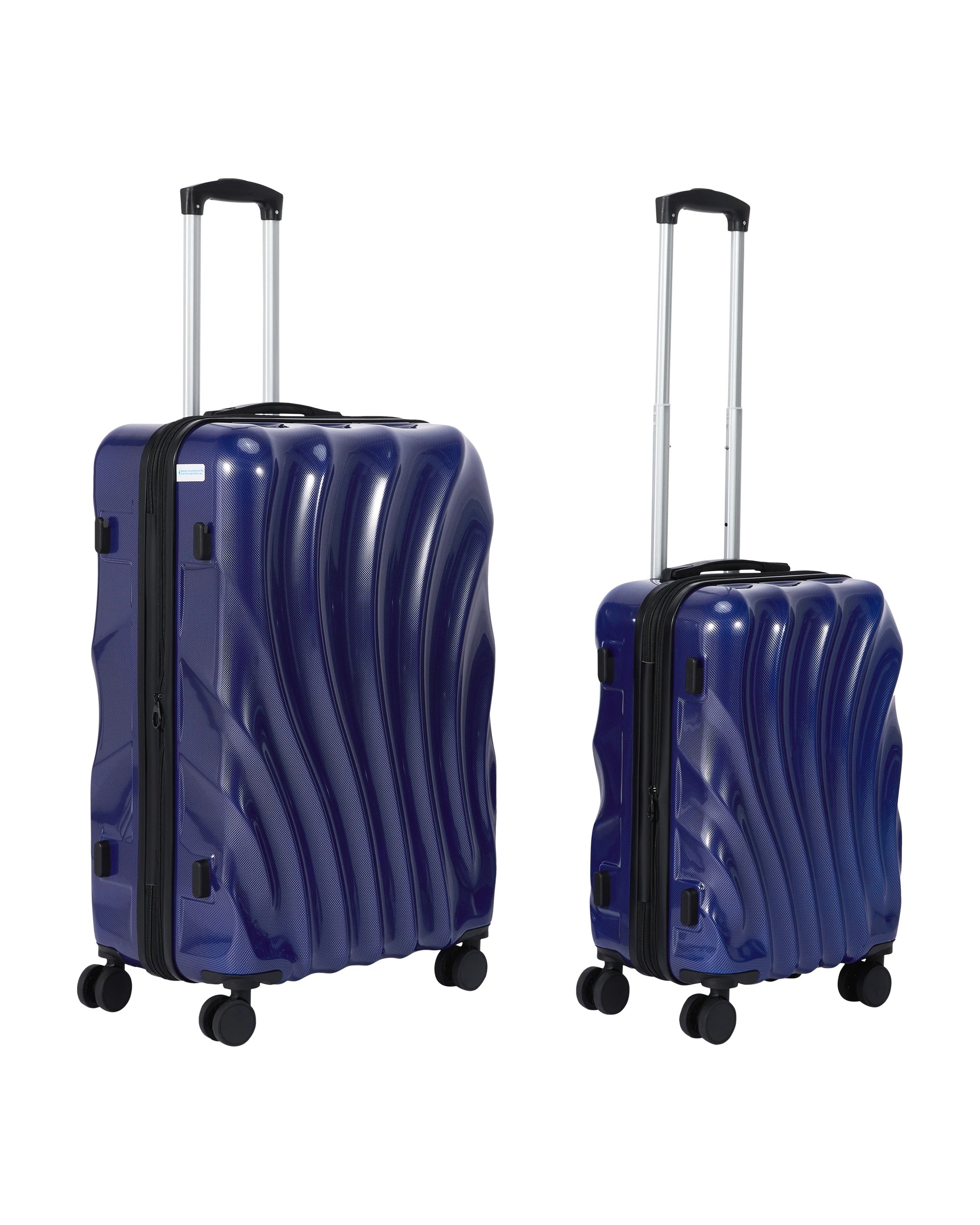1 2 Piece Clamshell Hard Case Set - Blue, 1 of 8