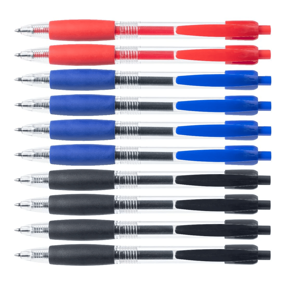 2 Keji Retractable Gel Pens 0.7mm Assorted 10 Pack, 2 of 2