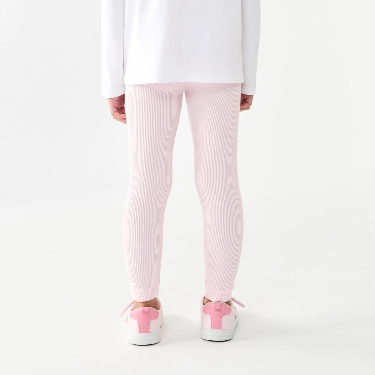 2 Rib Leggings Fare Pink, 2 of 7