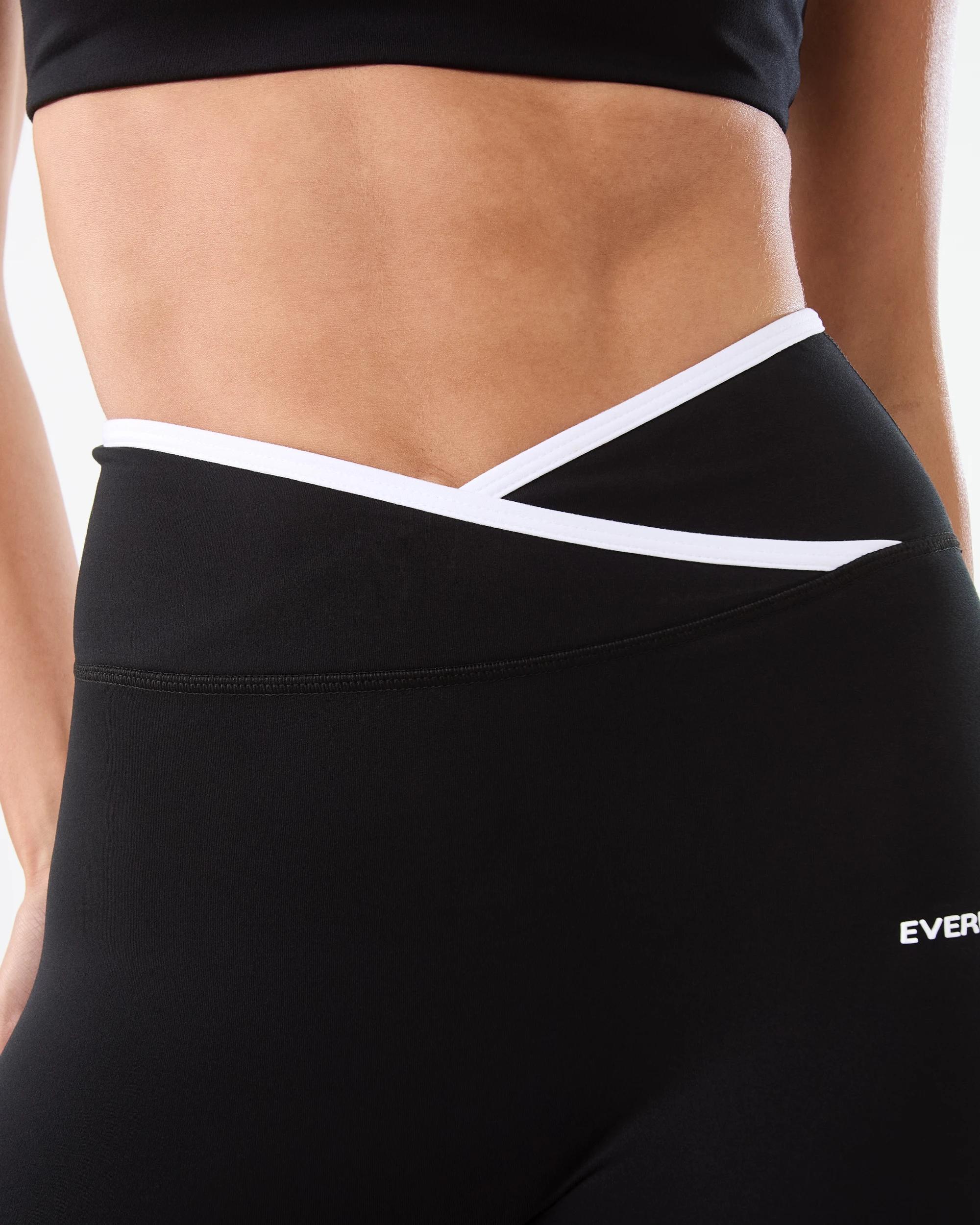 5 Everlast Womens Cross Front Leggings Black, 5 of 7