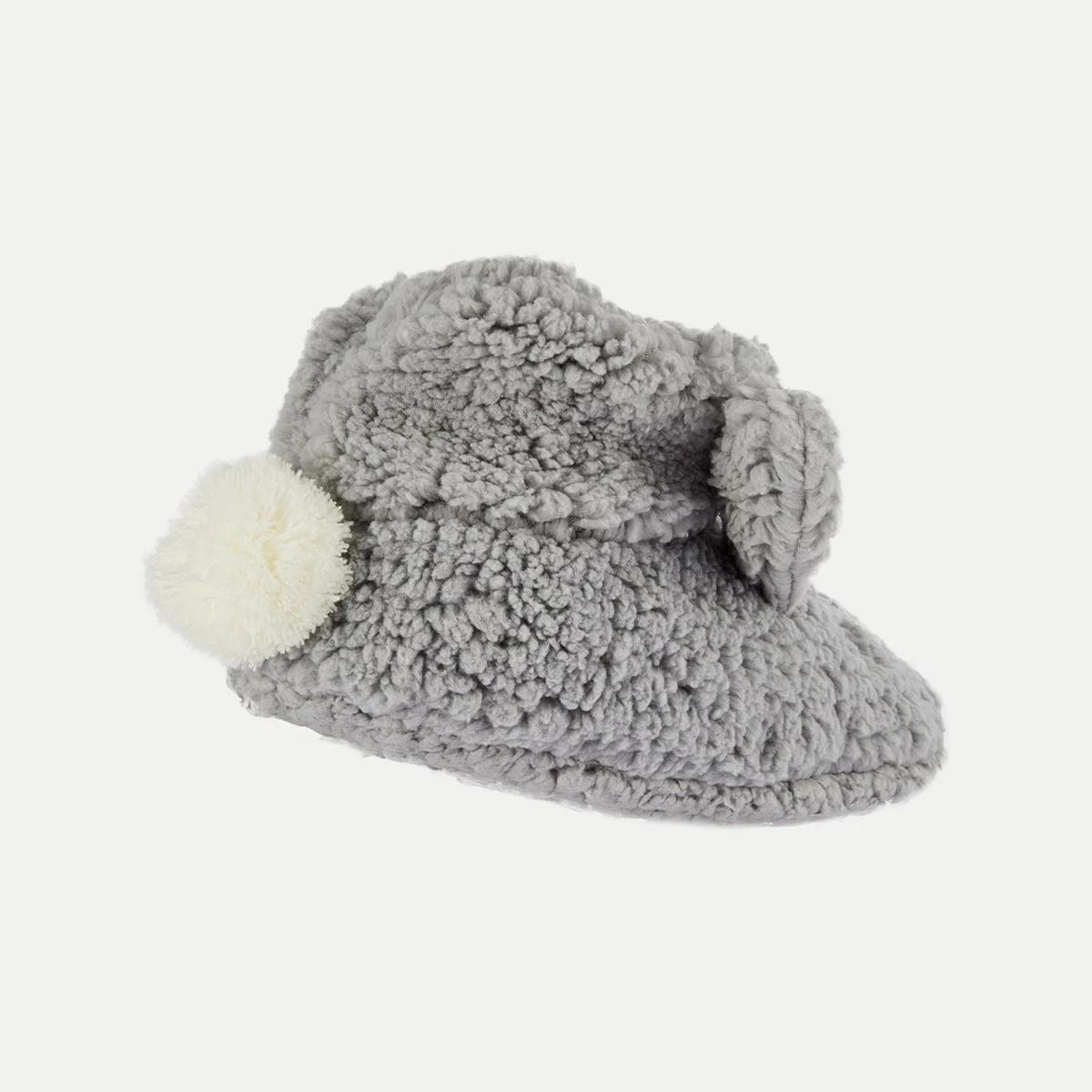 2 Sherpa Animal Bootie Bunny, 2 of 4