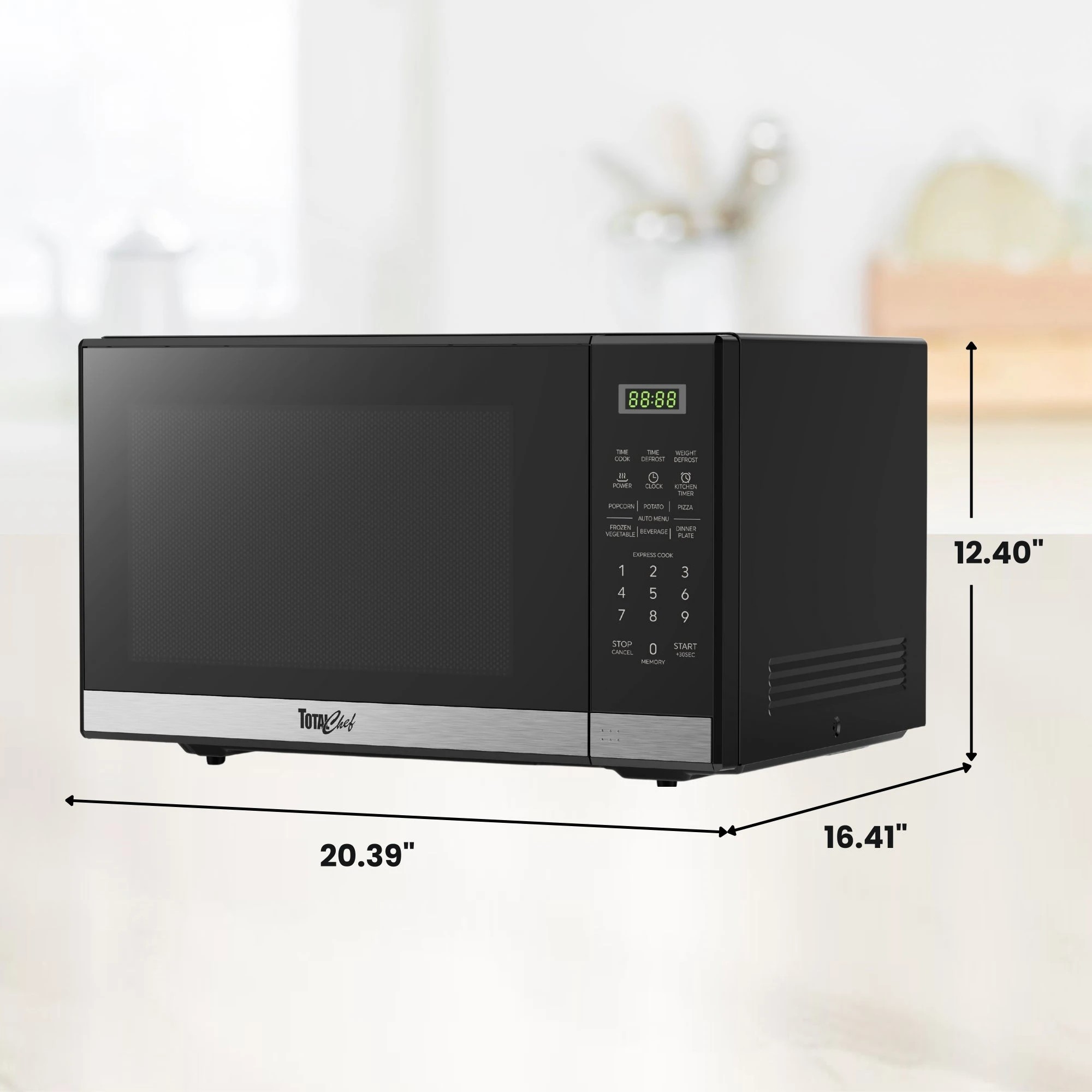 3 Total Chef Microwave 34 lit - Black, 3 of 3