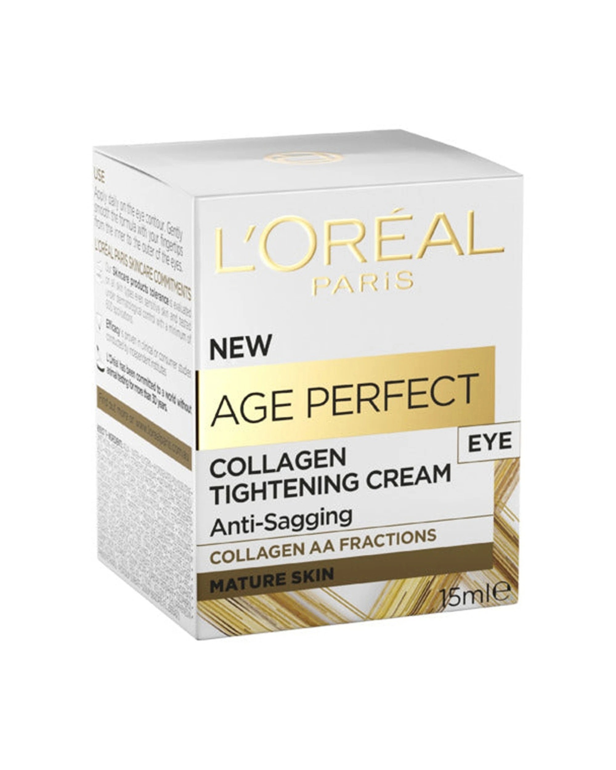 2 L'Oreal Paris Age Perfect Collagen Tightening Eye Cream For Mature Skin 15ml - Multi, 2 of 4