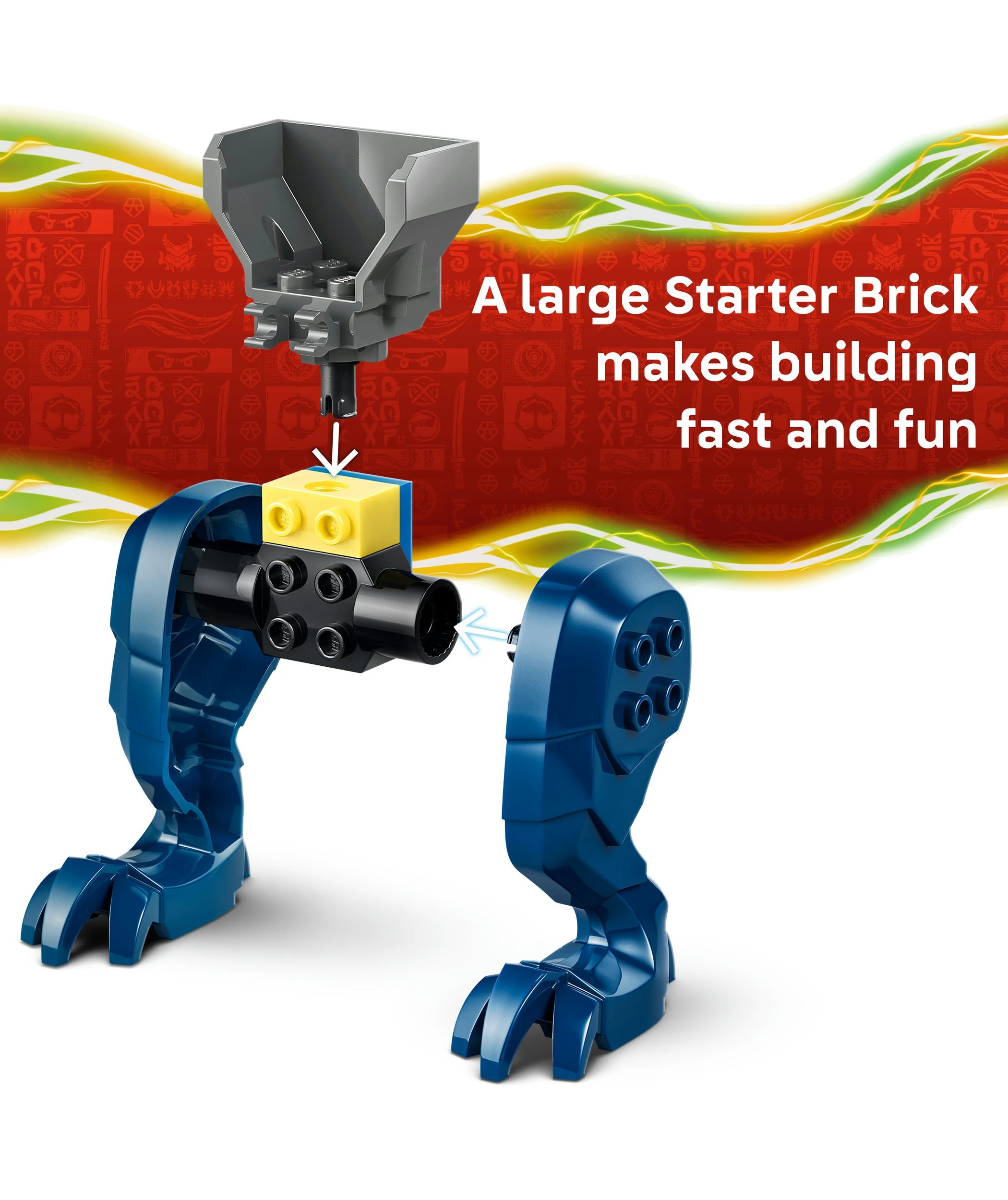 4 LEGO Ninjago Jay's Dragon Mech Fight 71853, 4 of 10