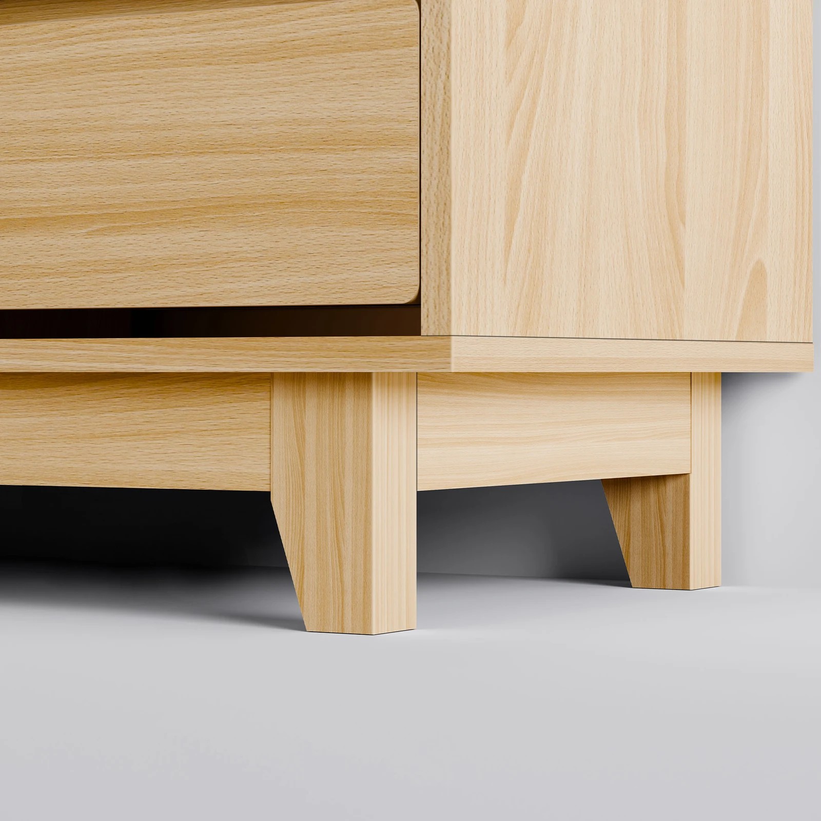 9 Alfordson 9 Chest of Drawers Minimalist Storage Cabinet Dresser - Oak, 9 of 10