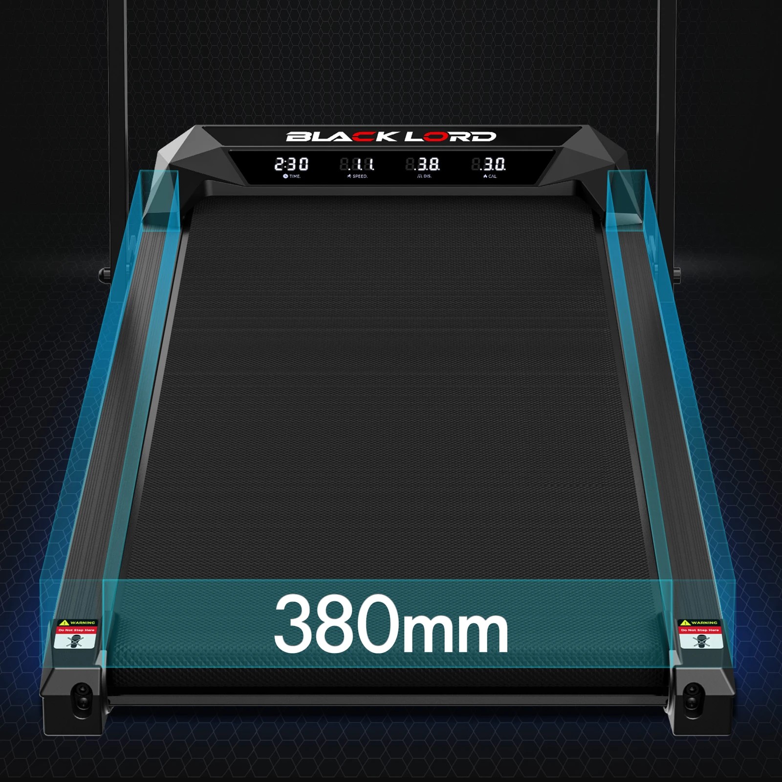 7 Black Lord Treadmill Electric Walking Pad Under Desk Home Incline Foldable - Black, 7 of 10