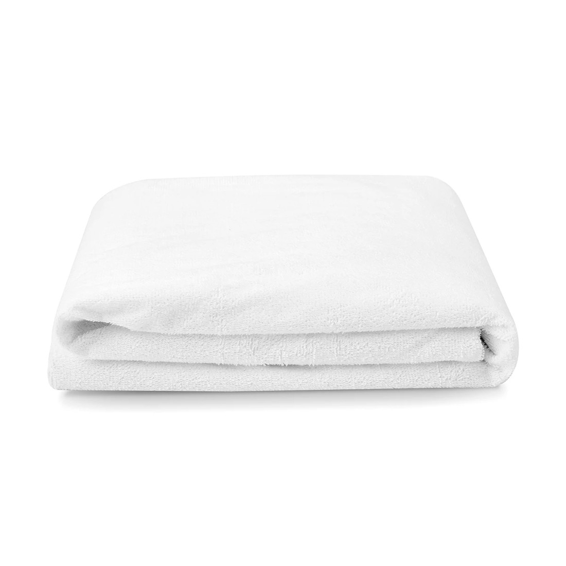 2 Waterproof Fitted Mattress Protector - Single Bed, White, 2 of 4