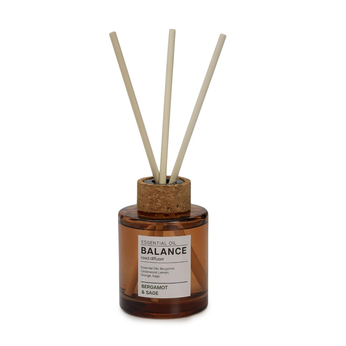4 Aroma Balance Bergamot and Sage Essential Oil Blend Liquid Reed Diffuser 130ml, 4 of 7