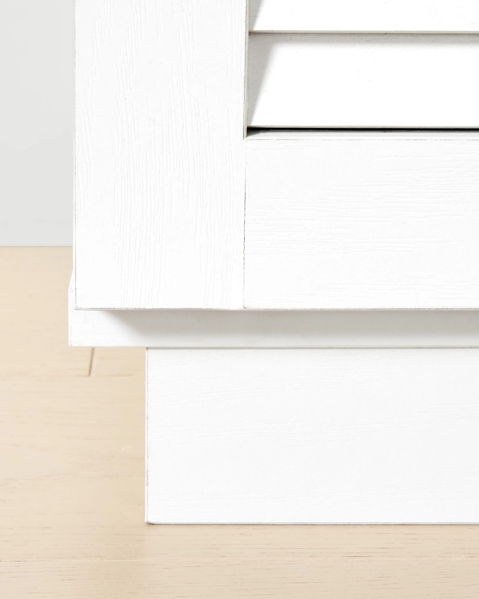 8 Charlie 2 Drawer Bedside Table - White, 8 of 9