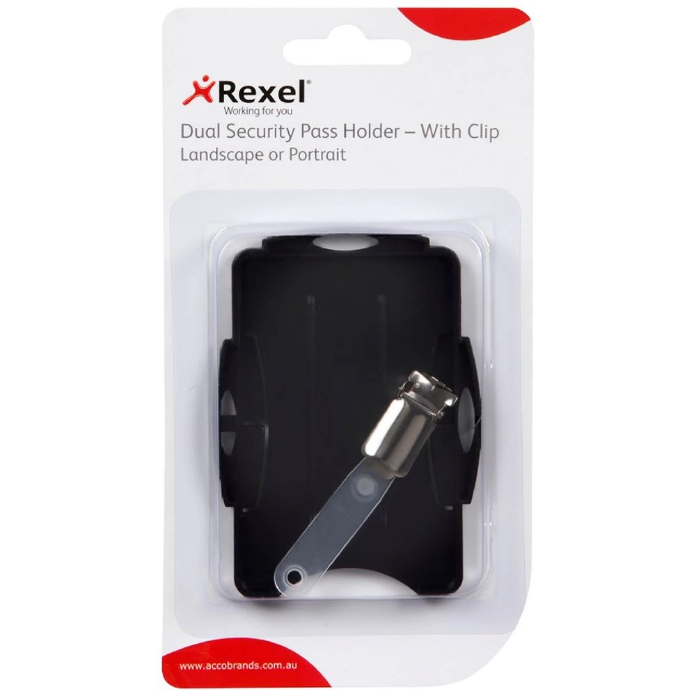 1 Rexel Dual Security Passholder Black, 1 of 2