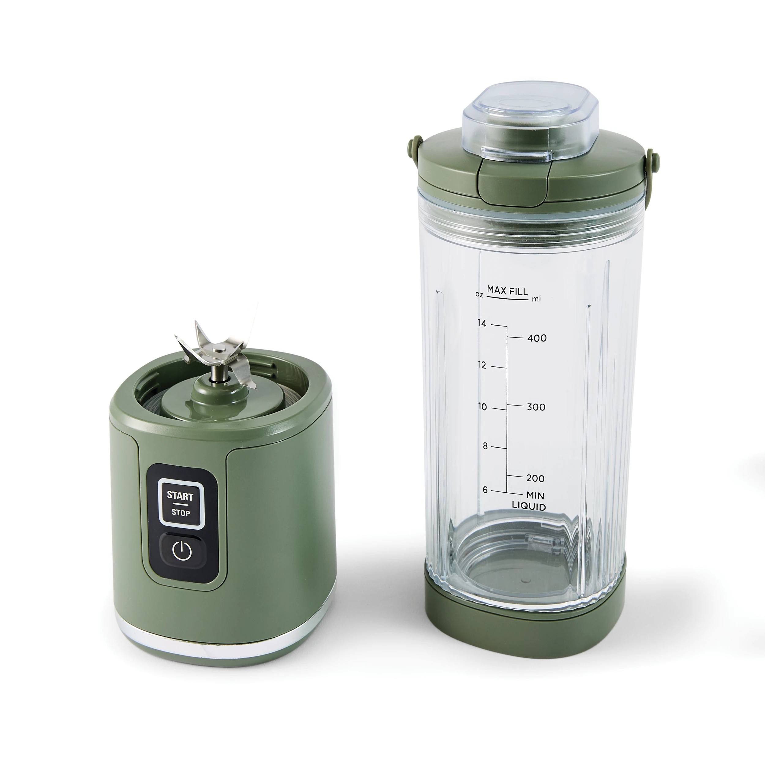 7 Portable USB Blender - Dark Green, 7 of 9