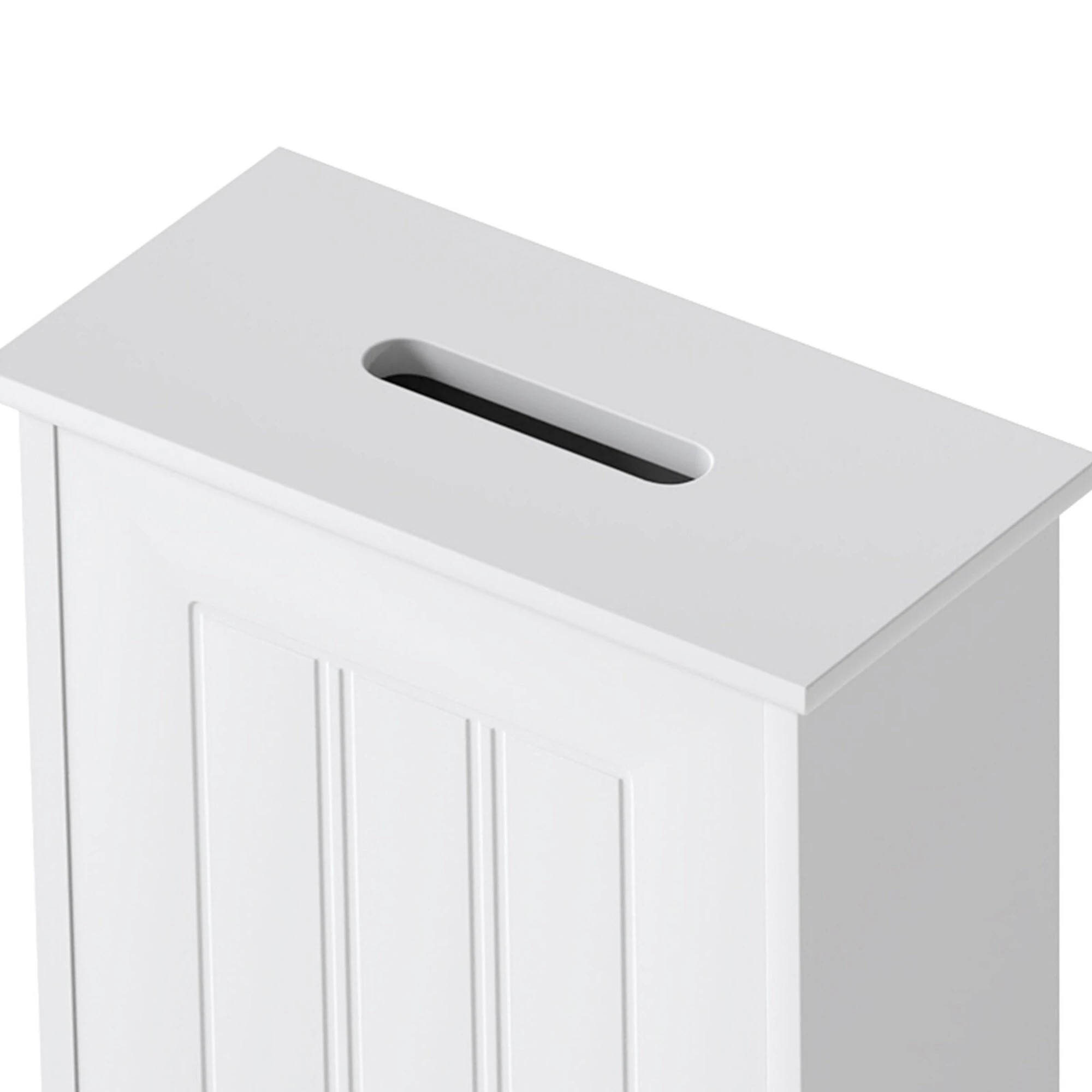 5 Levede Bathroom Storage Box Lid Slim Toilet Paper Storage Organiser Container, 5 of 9