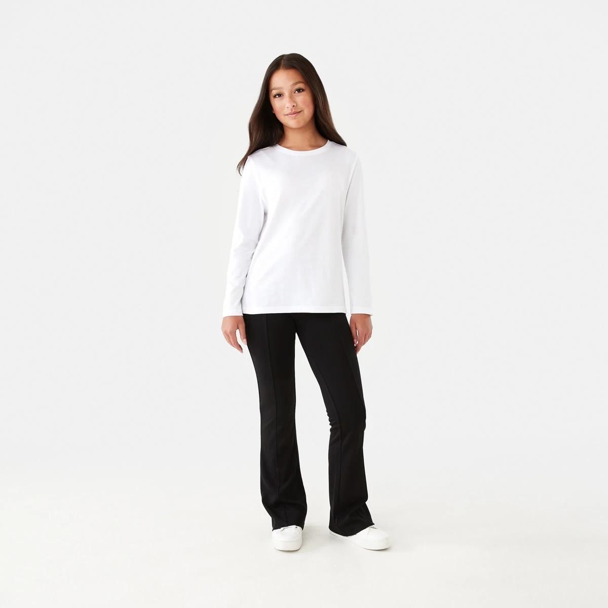 5 Ponte Flare Leggings Black, 5 of 8