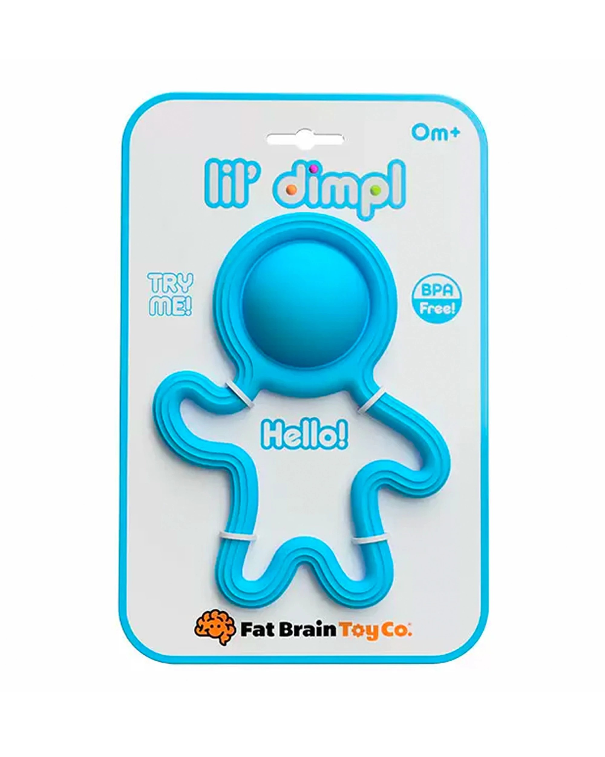 2 Fat Brain Toy Co. Lil Dimpl Newborn Baby Toddler Silicone Teether Toy - Multi, 2 of 4