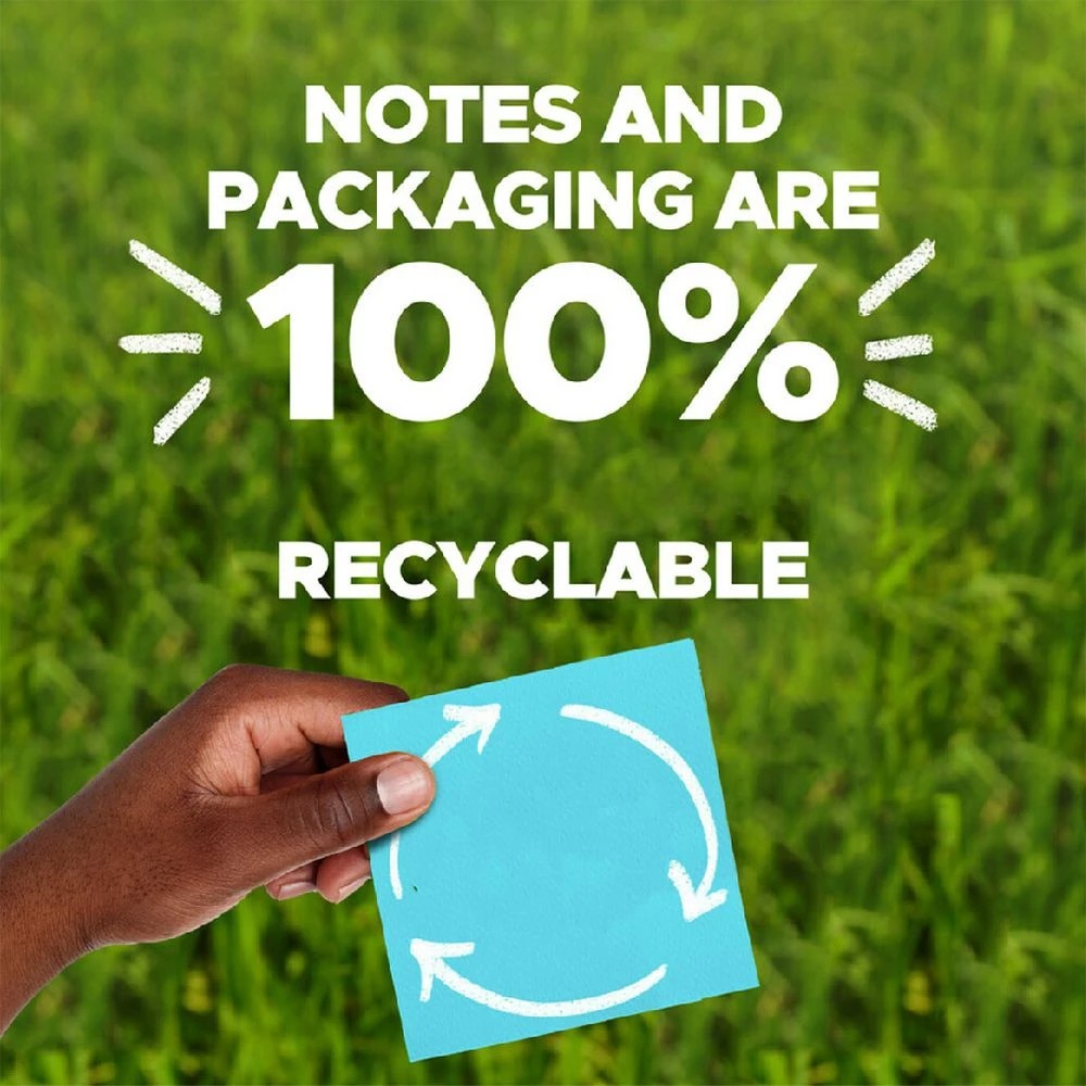 8 Post-It Super Sticky Notes 76 x 76mm Oasis 5 Pack, 8 of 9