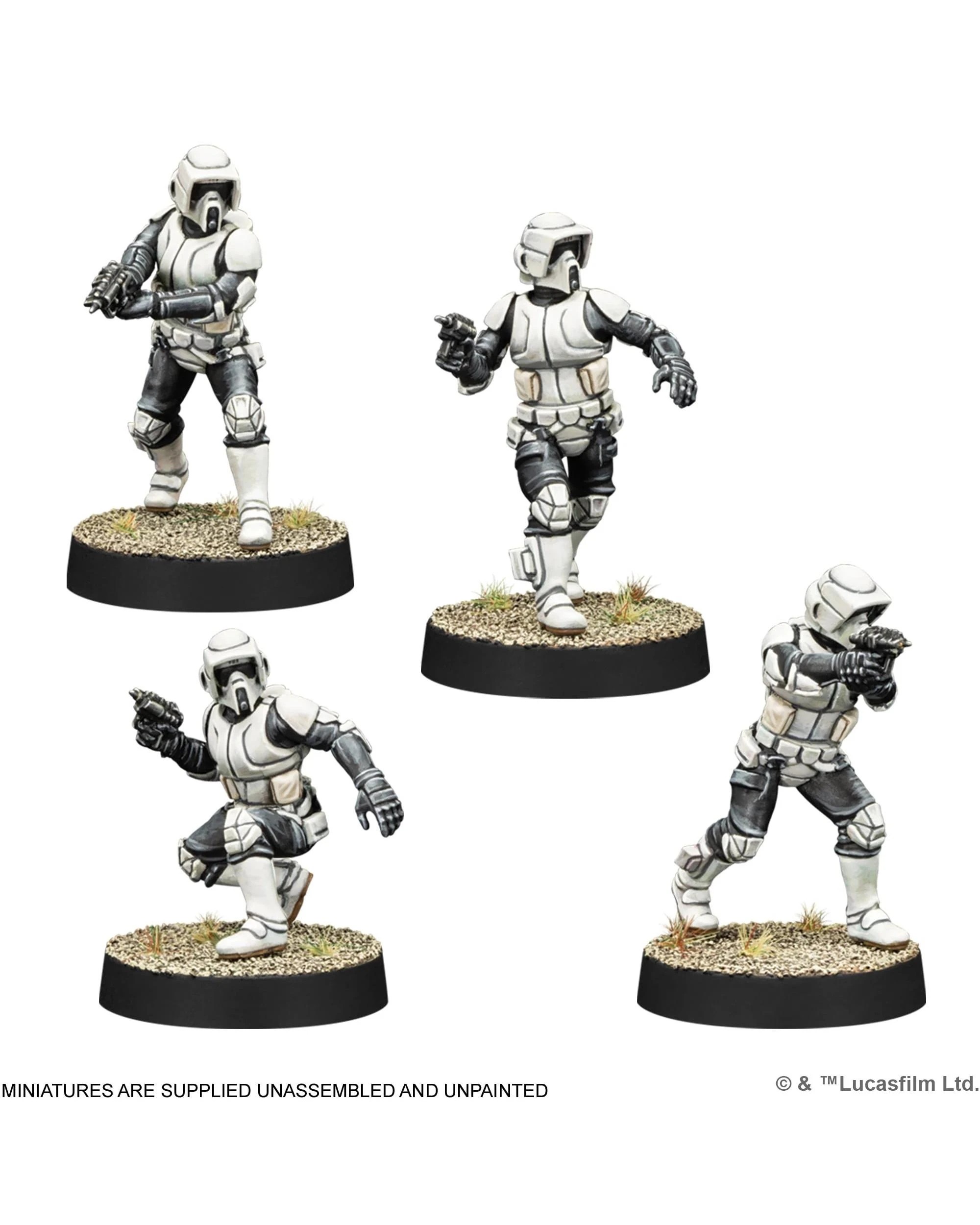 2 Star Wars: Legion Scout Troopers New Edition Unit Expansion, 2 of 4