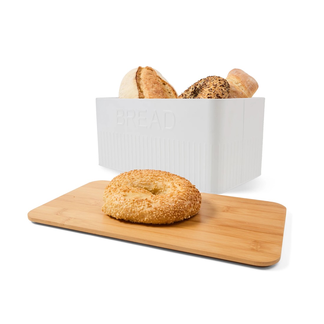 1 Bread Bin - White, 1 of 7