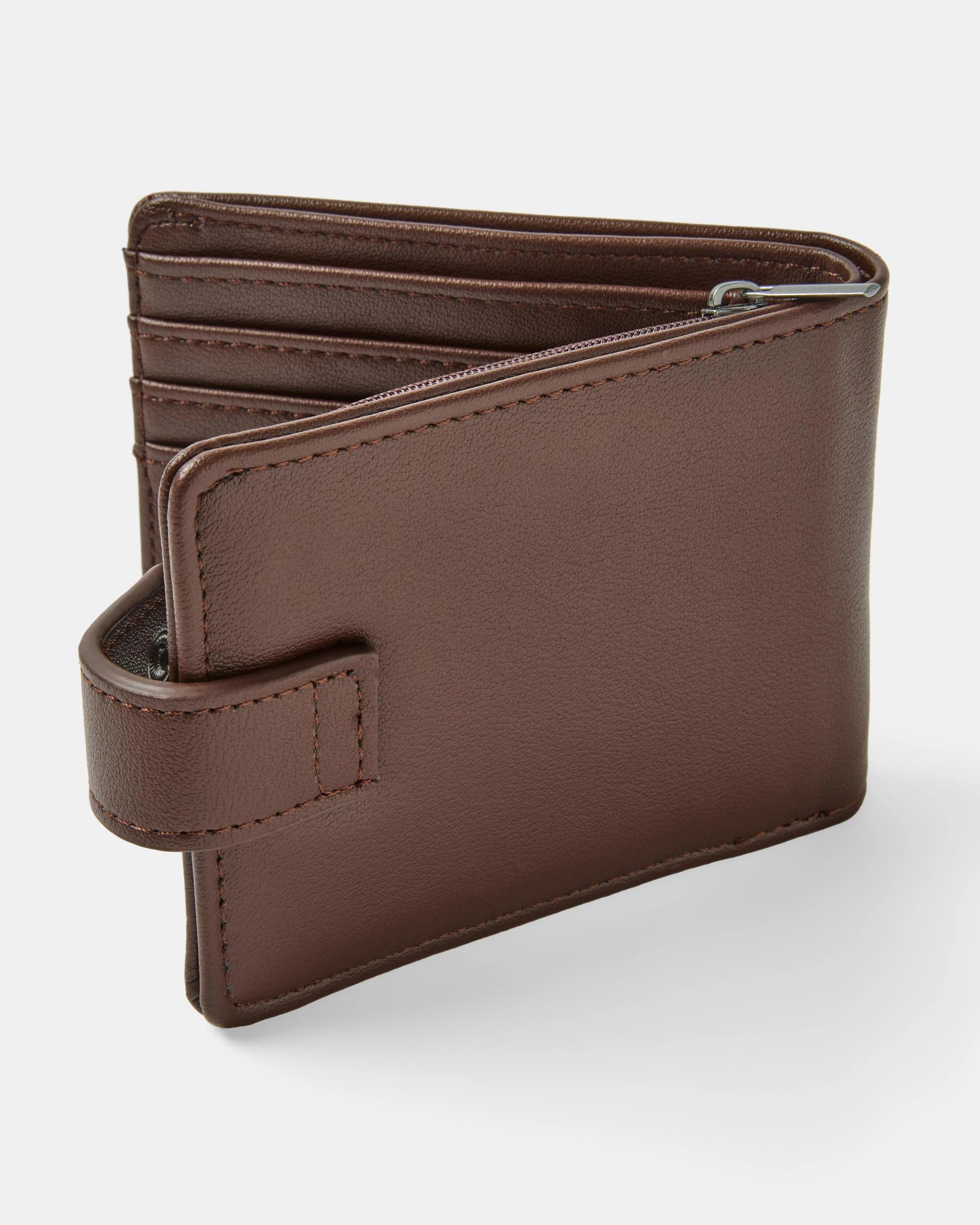 3 Wallet with Tab Brown, 3 of 5