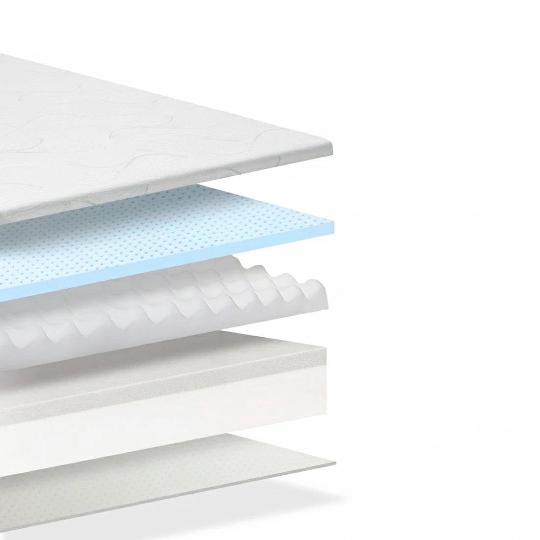 5 Giselle Bedding Memory Foam Mattress Bed Cool Gel Non Spring 25cm Double - Double Bed - Multi, 5 of 7