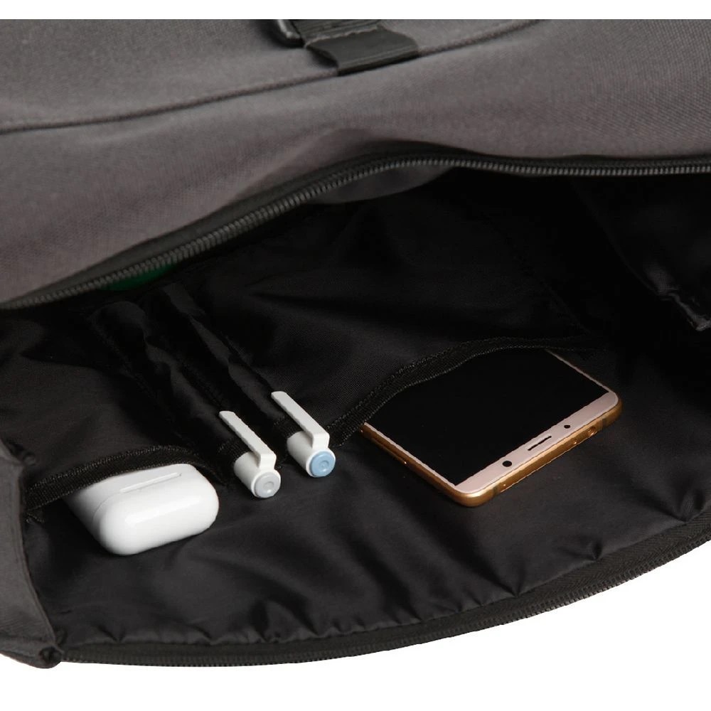 7 J.Burrows 15.6" Laptop Backpack Roll Top Black, 7 of 9