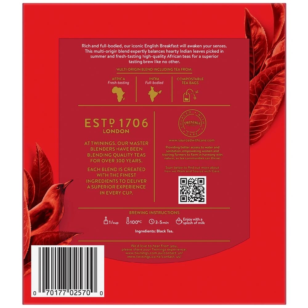 3 Twinings English Breakfast Tea Bags 100 Pack, 3 of 3