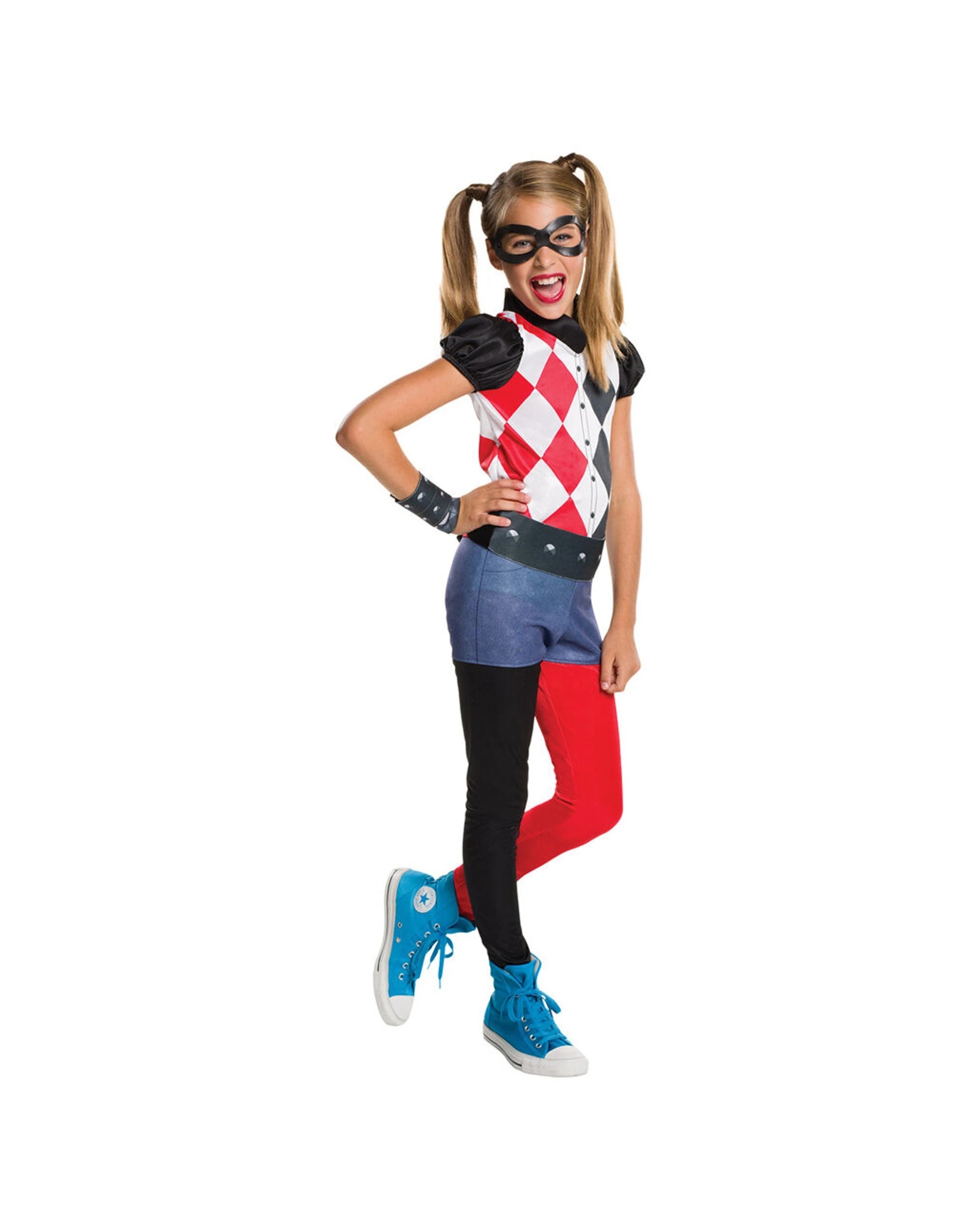 1 Dc Comics Harley Quinn Dcshg Kids Classic Dress Costume - Multi, 1 of 3