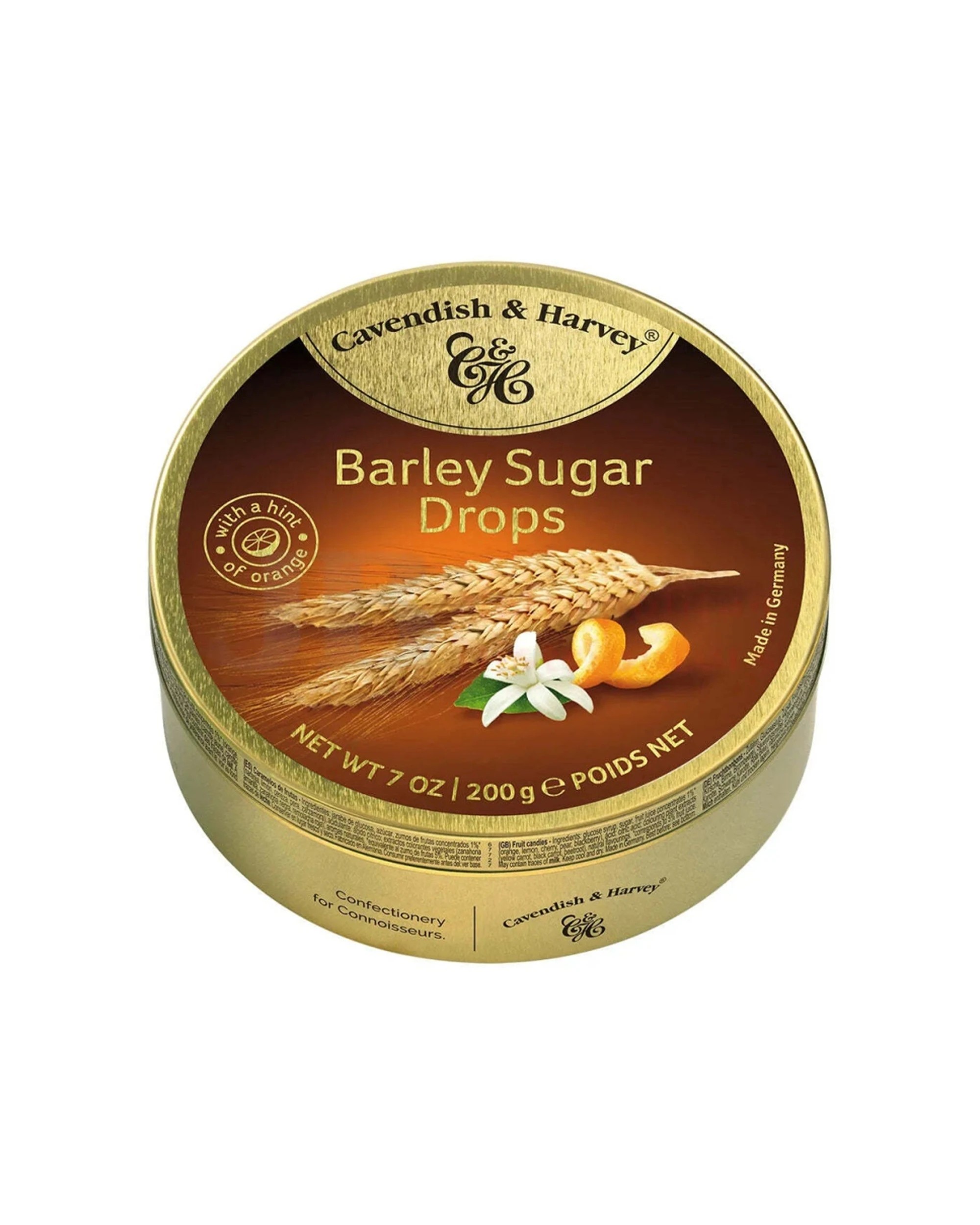 1 Cavendish & Harvey Tin Barley Sugar Drops 200g, 1 of 1