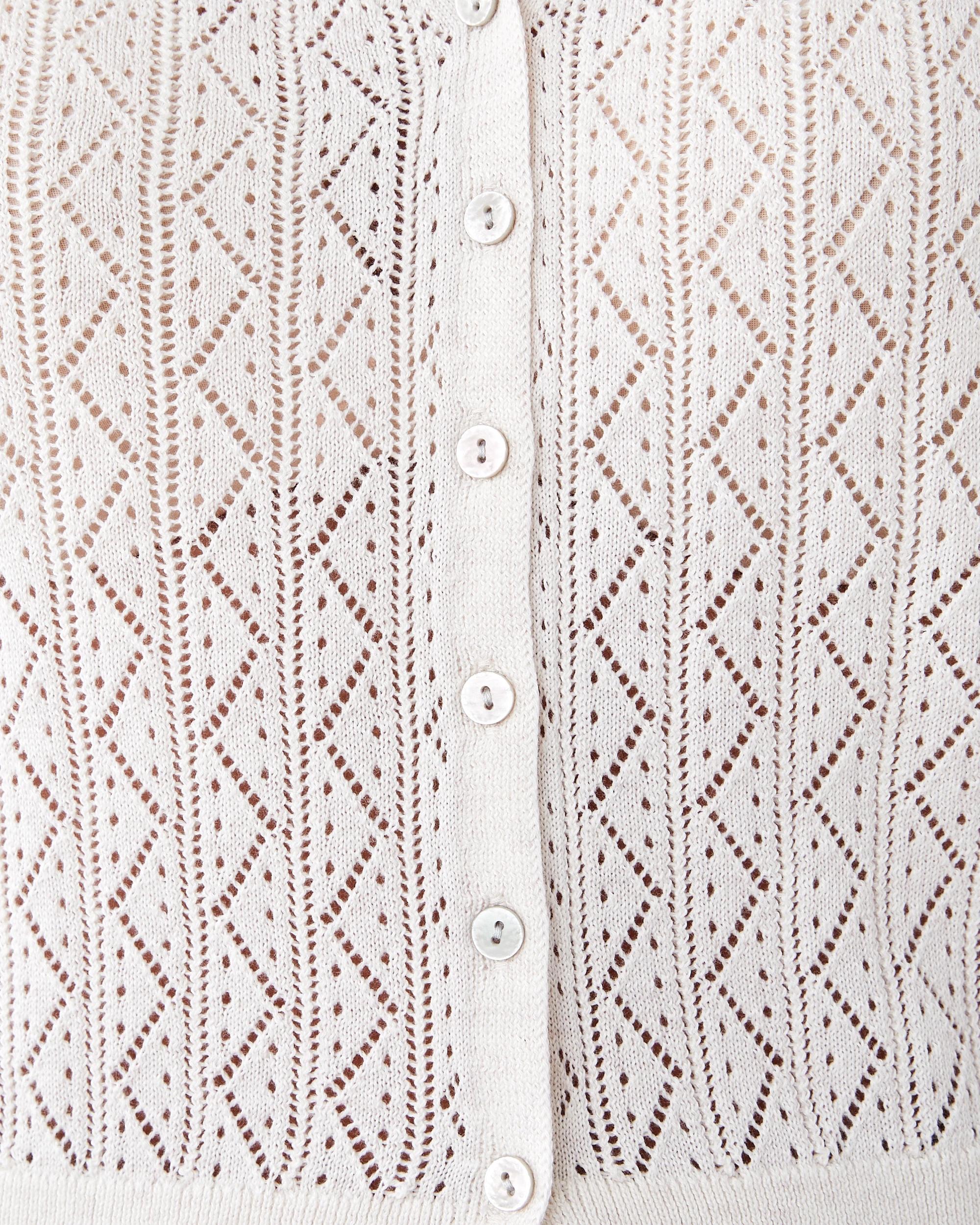 6 Pointelle Cami Cld White, 6 of 7