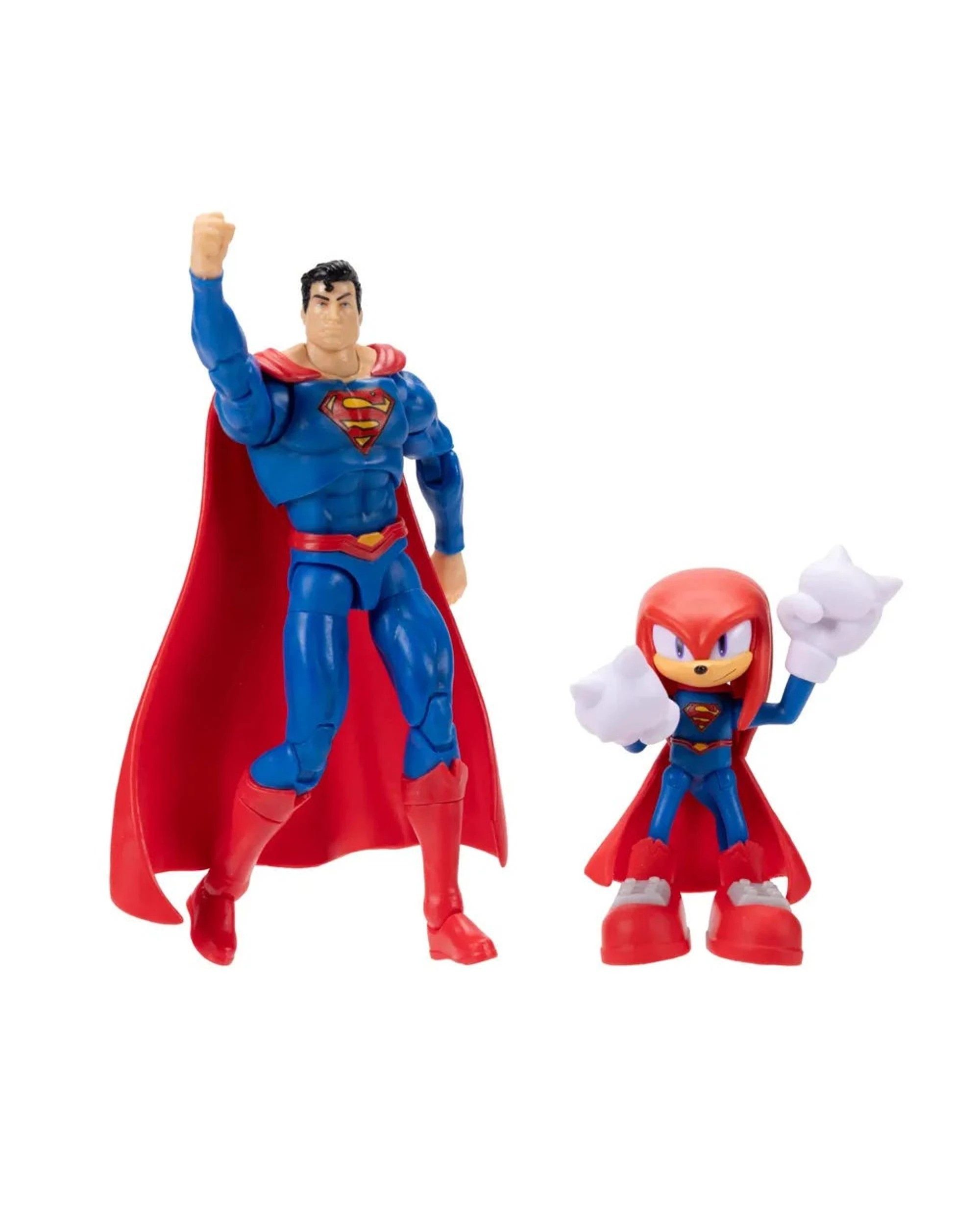 6 Sonic the Hedgehog X DC Superman and Knuckles as Superman 5 inch Action Figure 2 Pack, 6 of 8