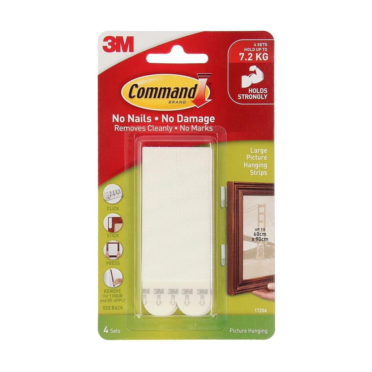 1 3m Command Picture Hanging Strips - Large
 - Multi, 1 of 5