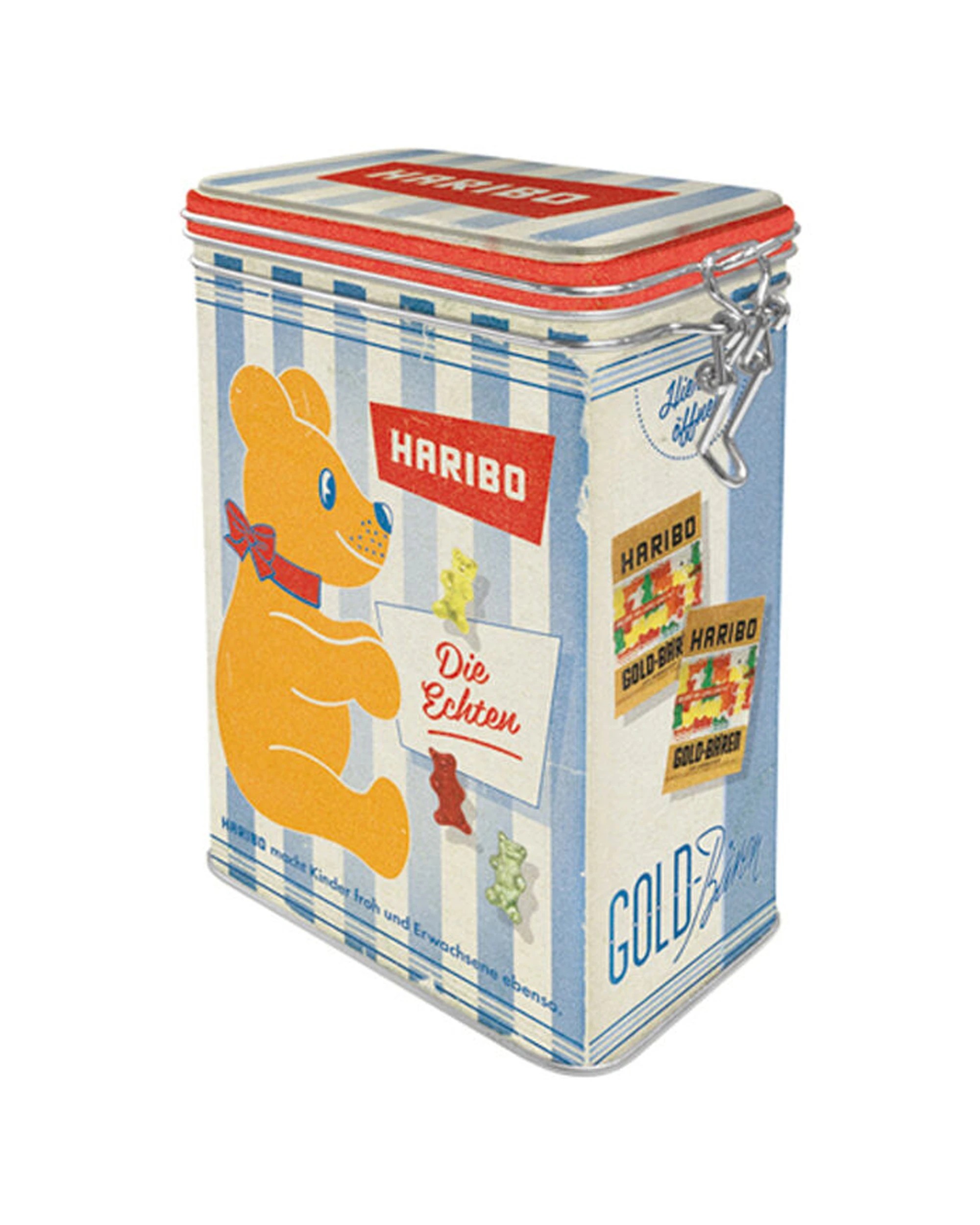 1 Nostalgic-Art Clip Top Storage Tin Box - Haribo Design - Multi, 1 of 1