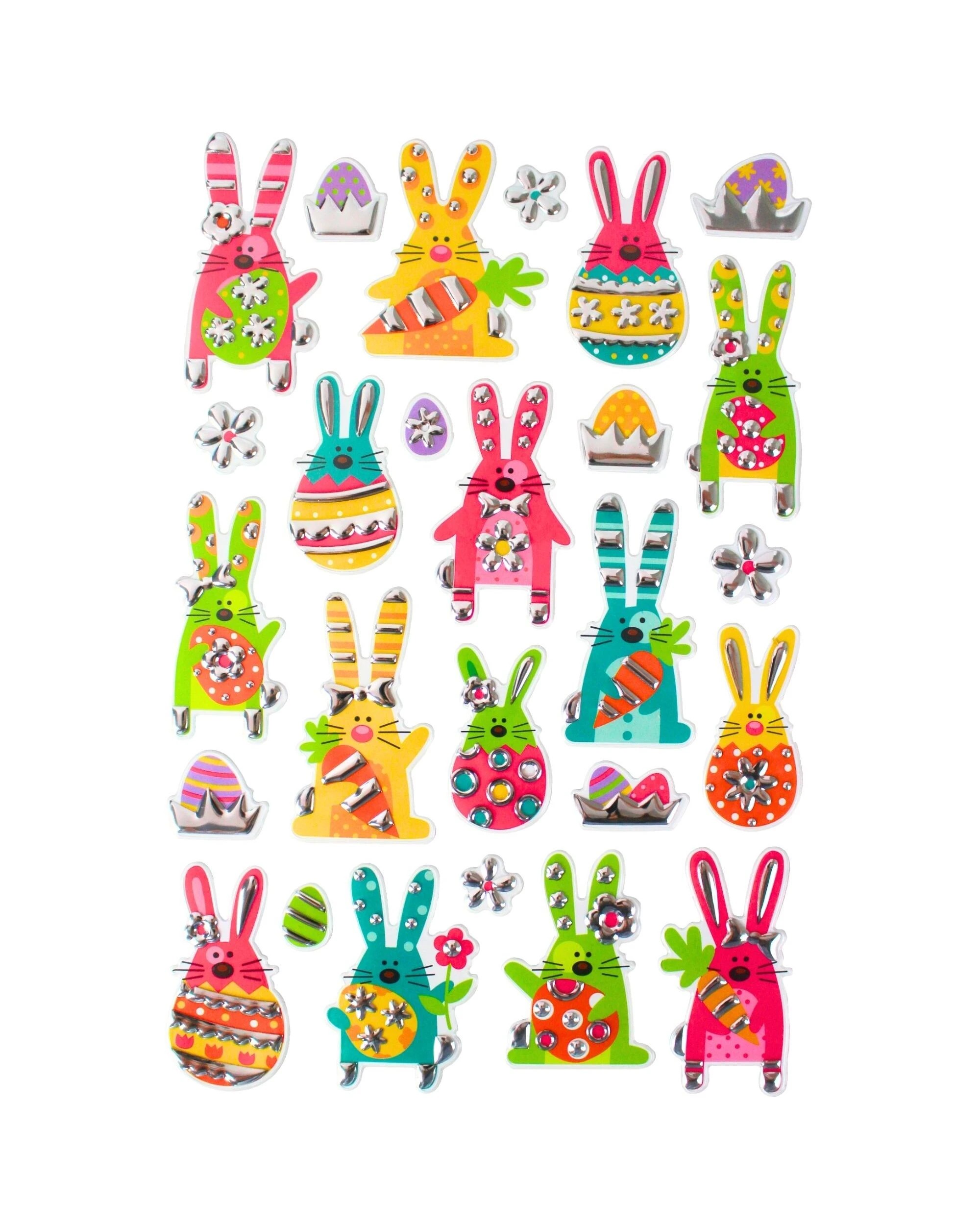 5 Oceana Bright Easter Stickers - Assorted, 5 of 5