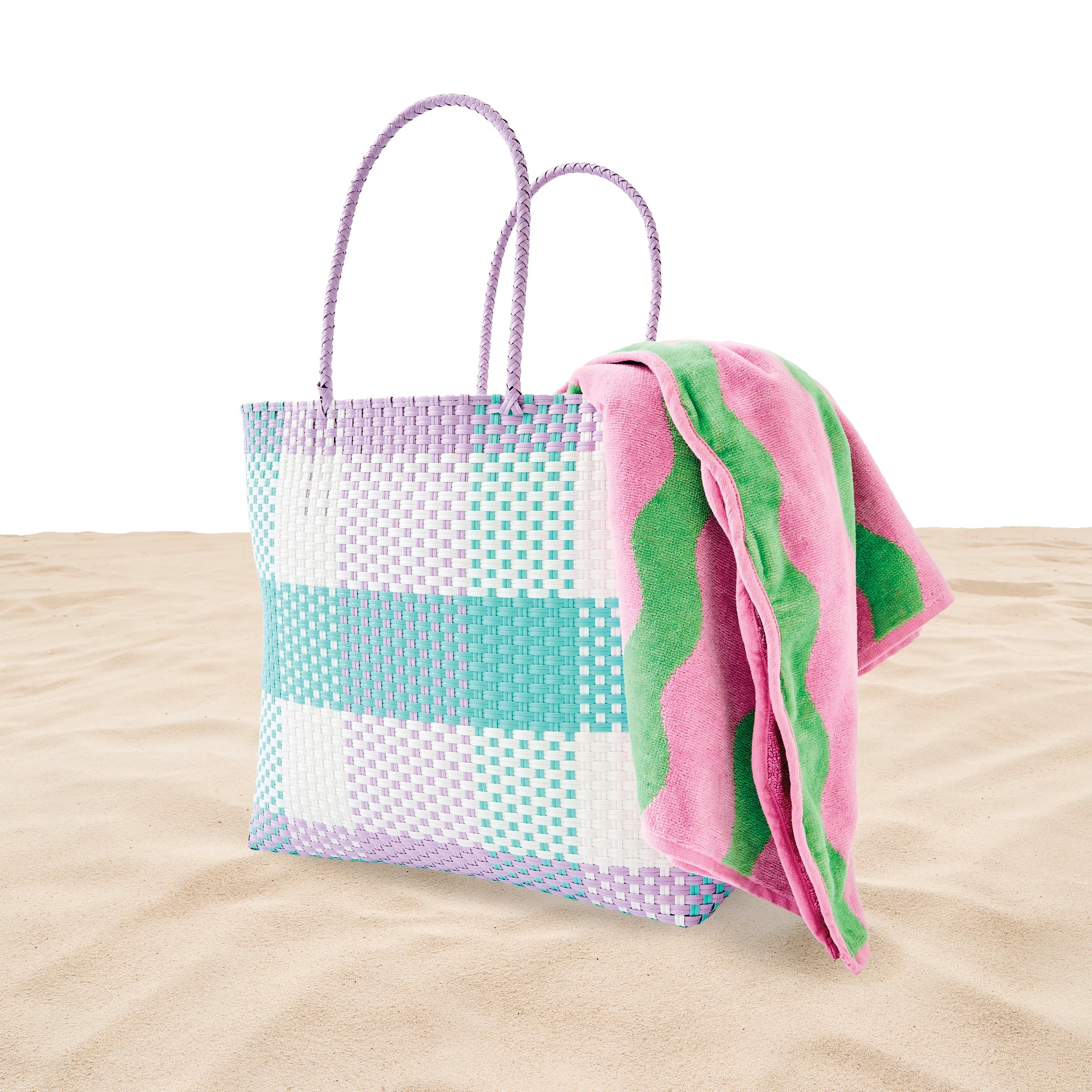 1 Woven Insulated Cooler - Gingham, 1 of 8