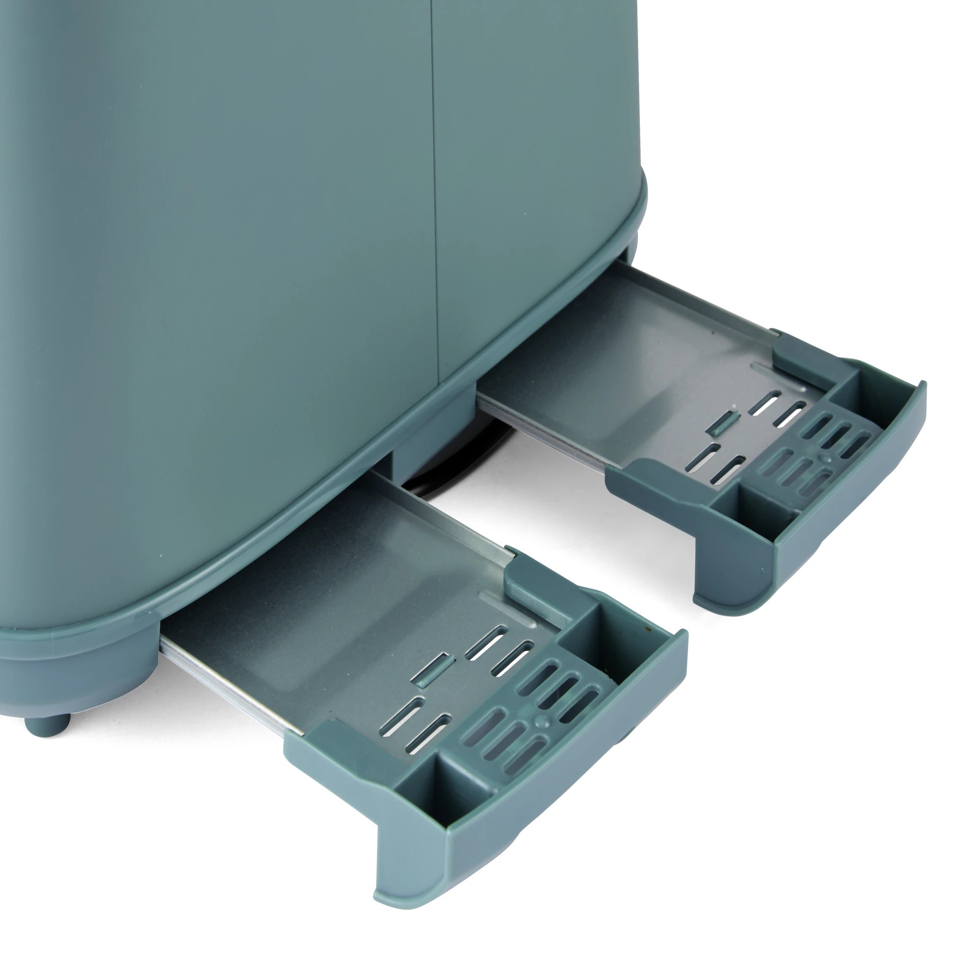 8 4 Slice Soft Touch Toaster - Dark Green, 8 of 9