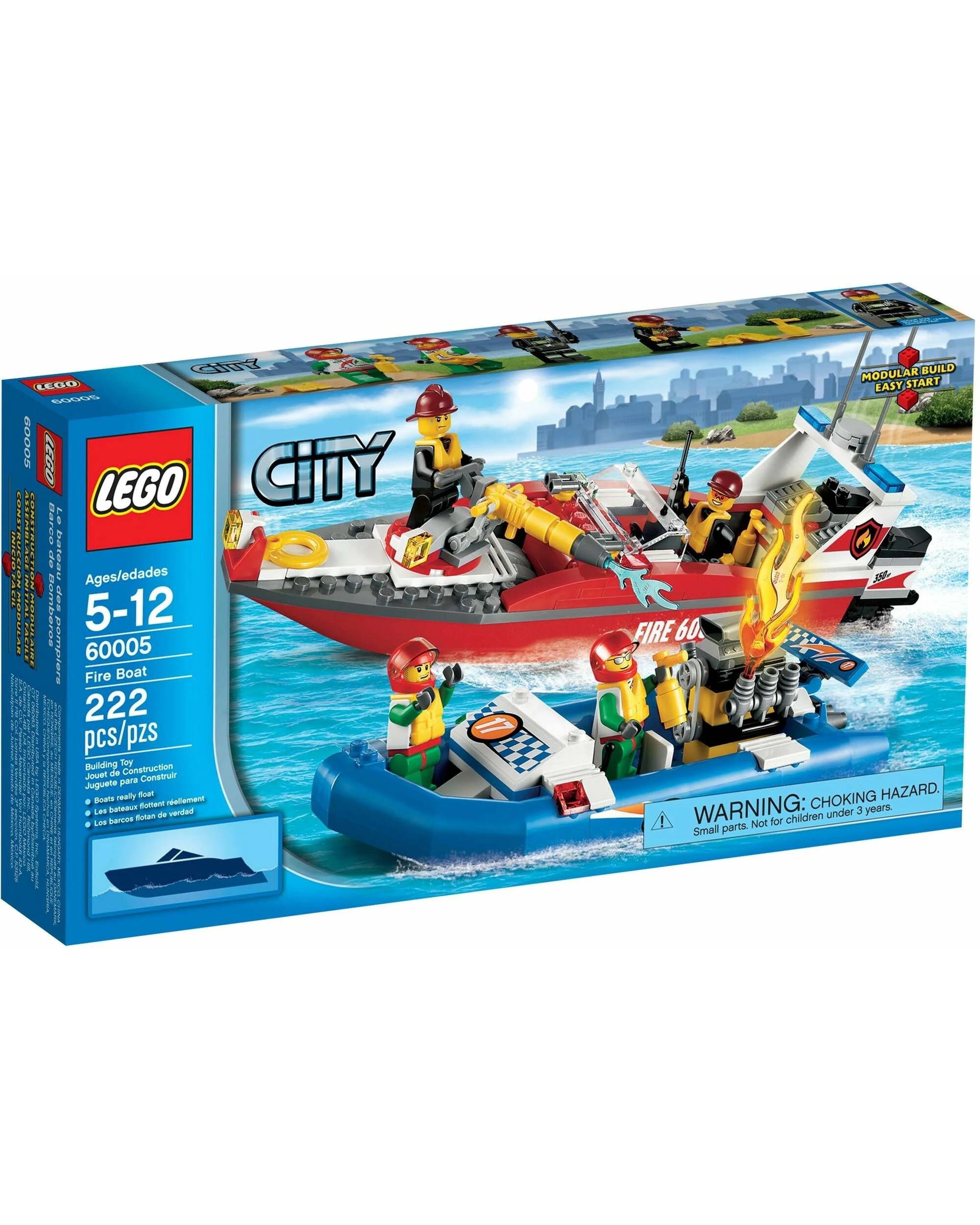 1 LEGO 60005 City Fire Boat, 1 of 3