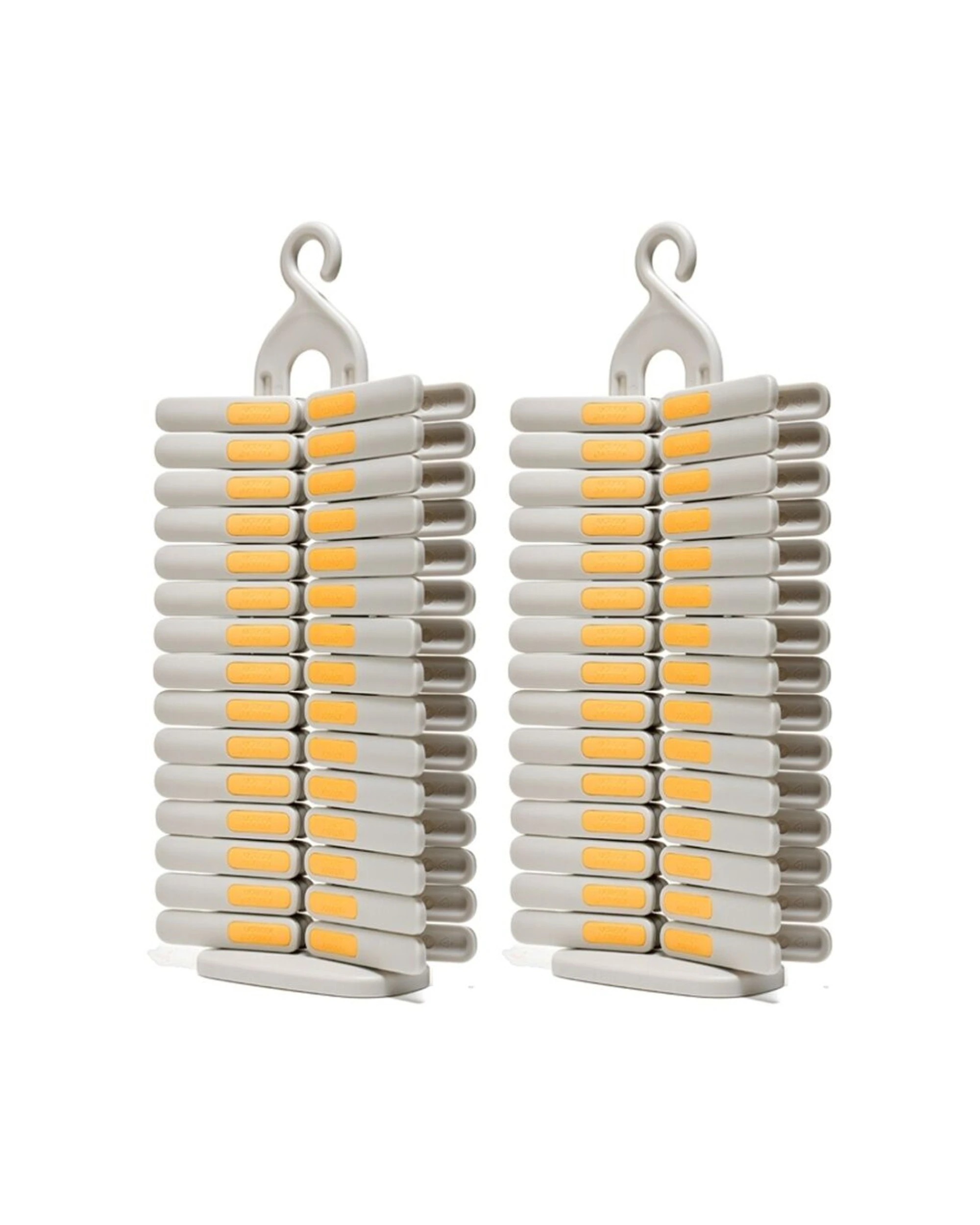 1 Joseph Joseph 2x 30pc PegStore Clothing Laundry Peg Set UV Resistant Ecru - Natural, 1 of 7