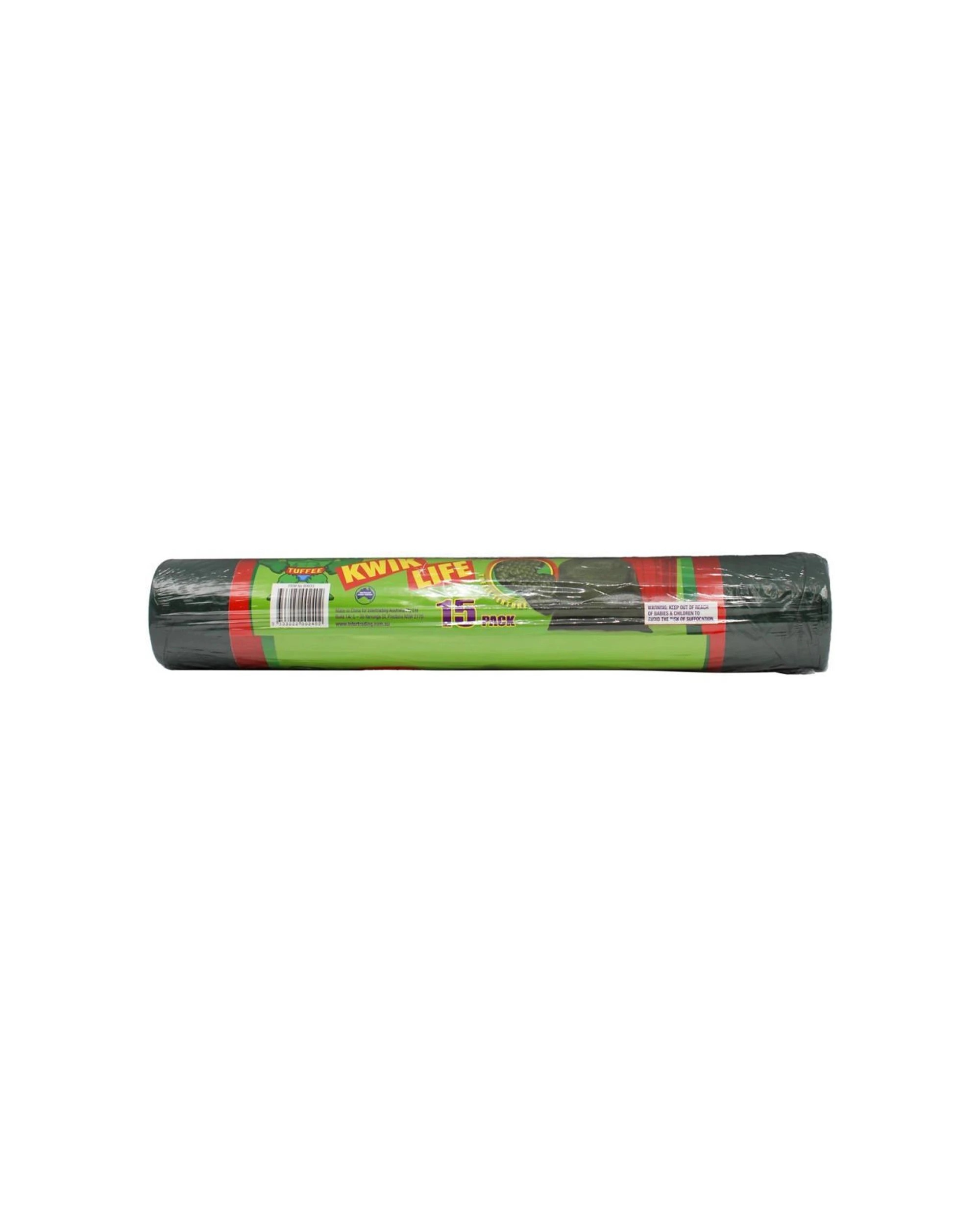 2 Kwik Life 8pk Garbage Bags Rolls 56L - Black, 2 of 2