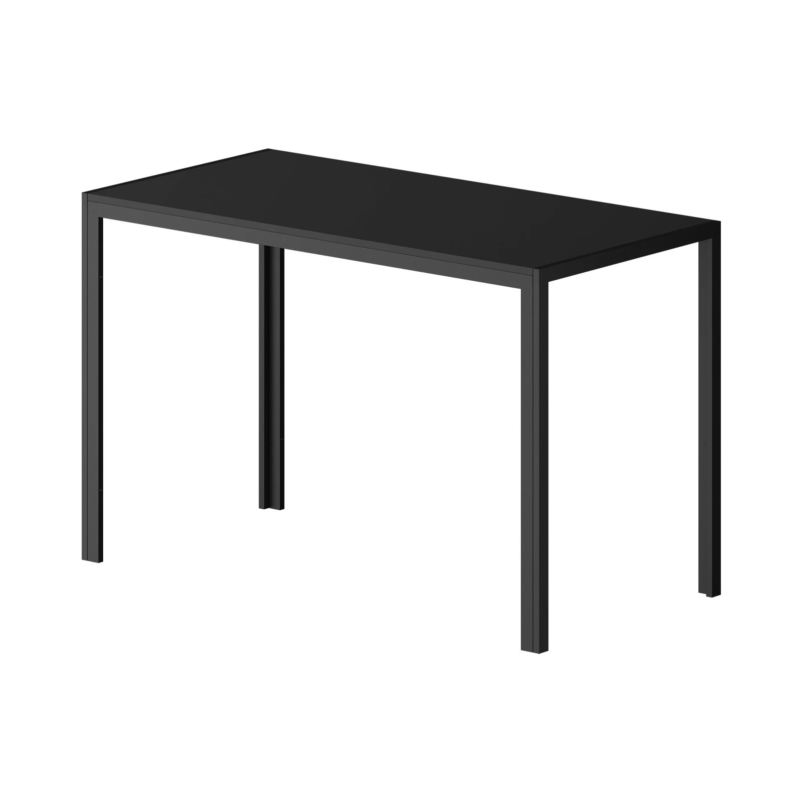 5 Oikiture 120cm Rectangle Dining Table With 4pcs Dining Chairs Wooden
 - Black, 5 of 8