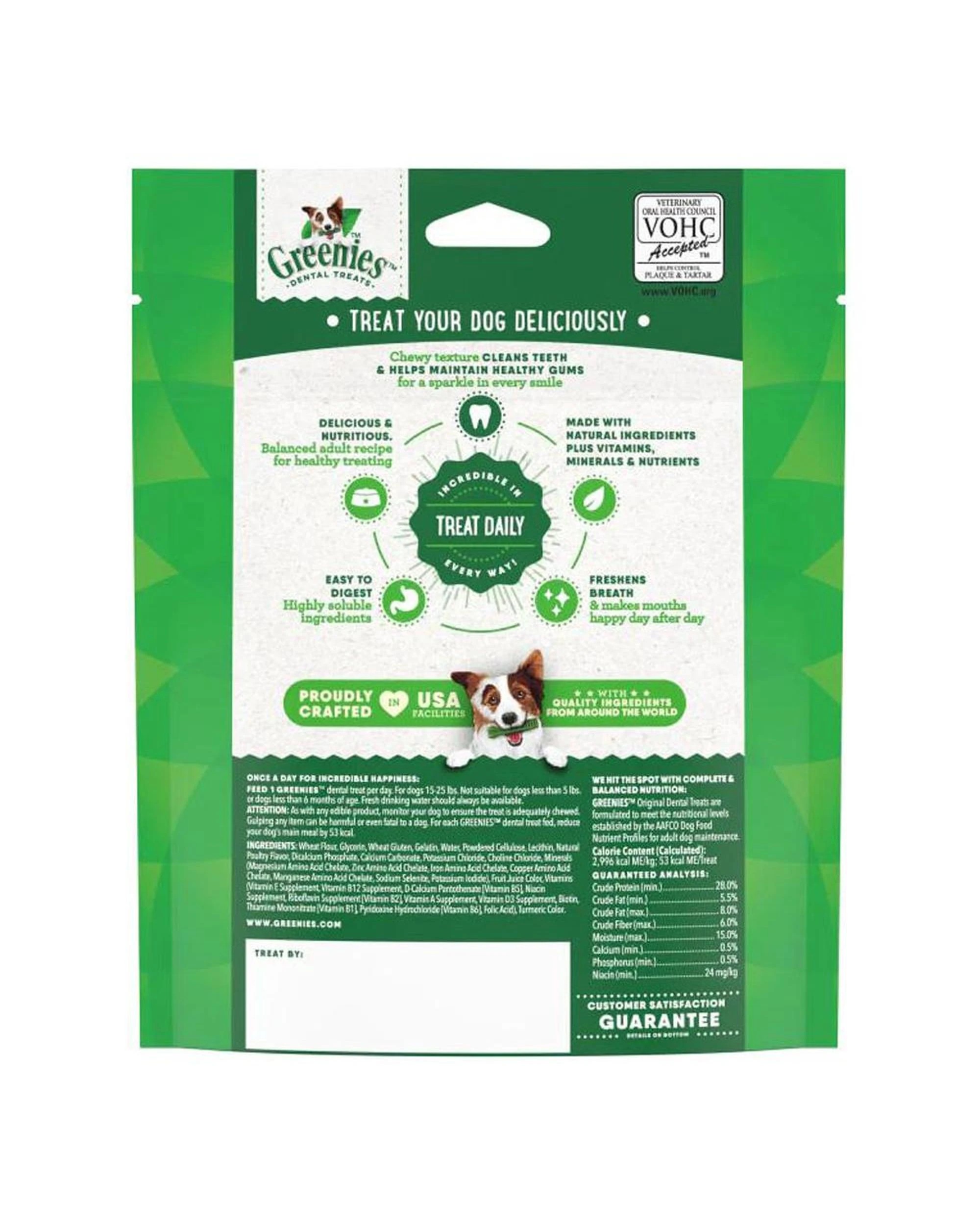 4 Greenies Dental Treats Oral Care Original Petite for Dogs 7-11kg 10 Pack, 4 of 9