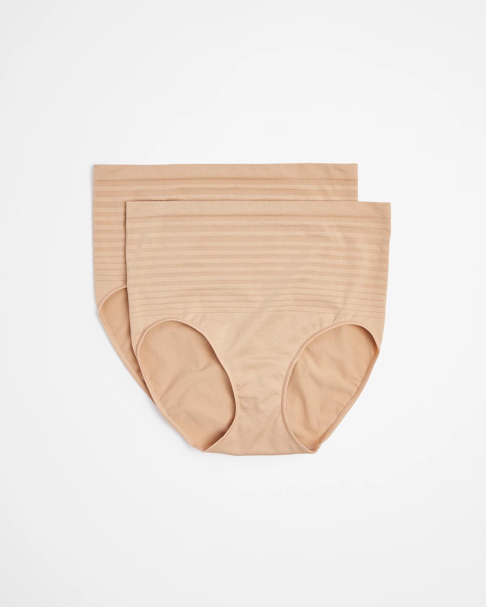 1 Target 2 Pack Matte And Shine Full Briefs LATTE, 1 of 4