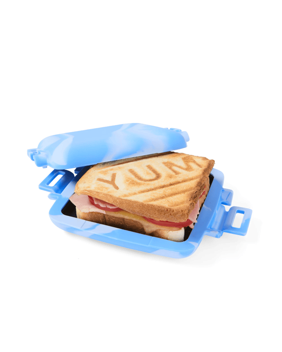 Microwave 'YUM' Grill Toastie Maker - Blue