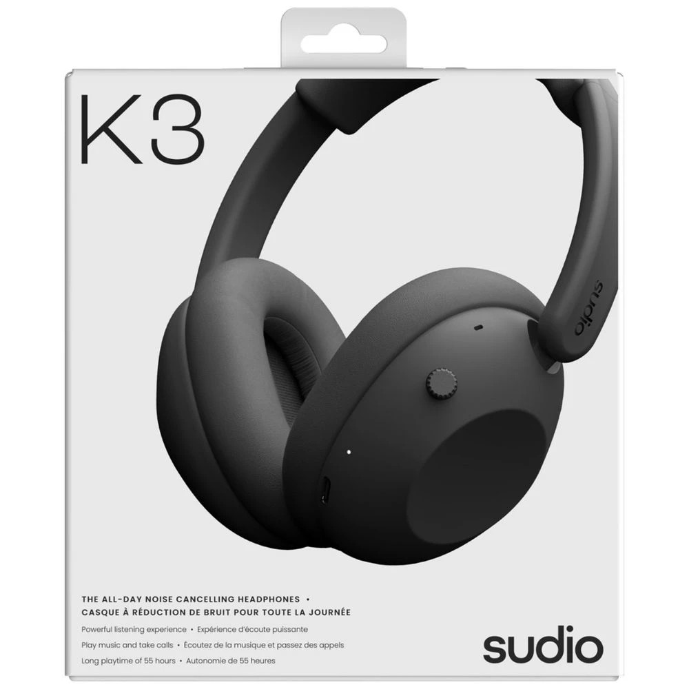 8 Sudio K3 Wireless ANC Headphones Black, 8 of 10