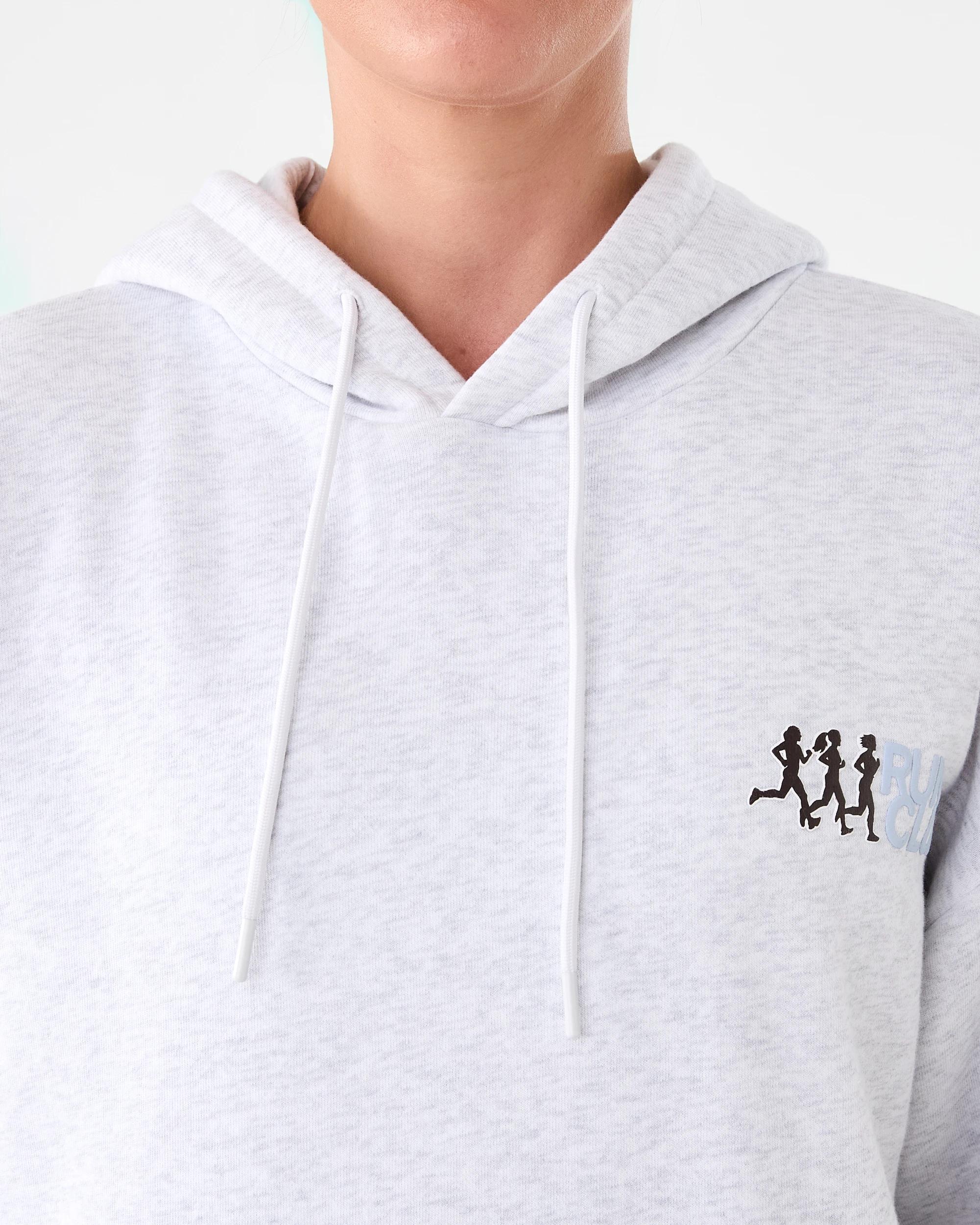 5 Active Womens Graphic Fleece Hoodie Heather, 5 of 9