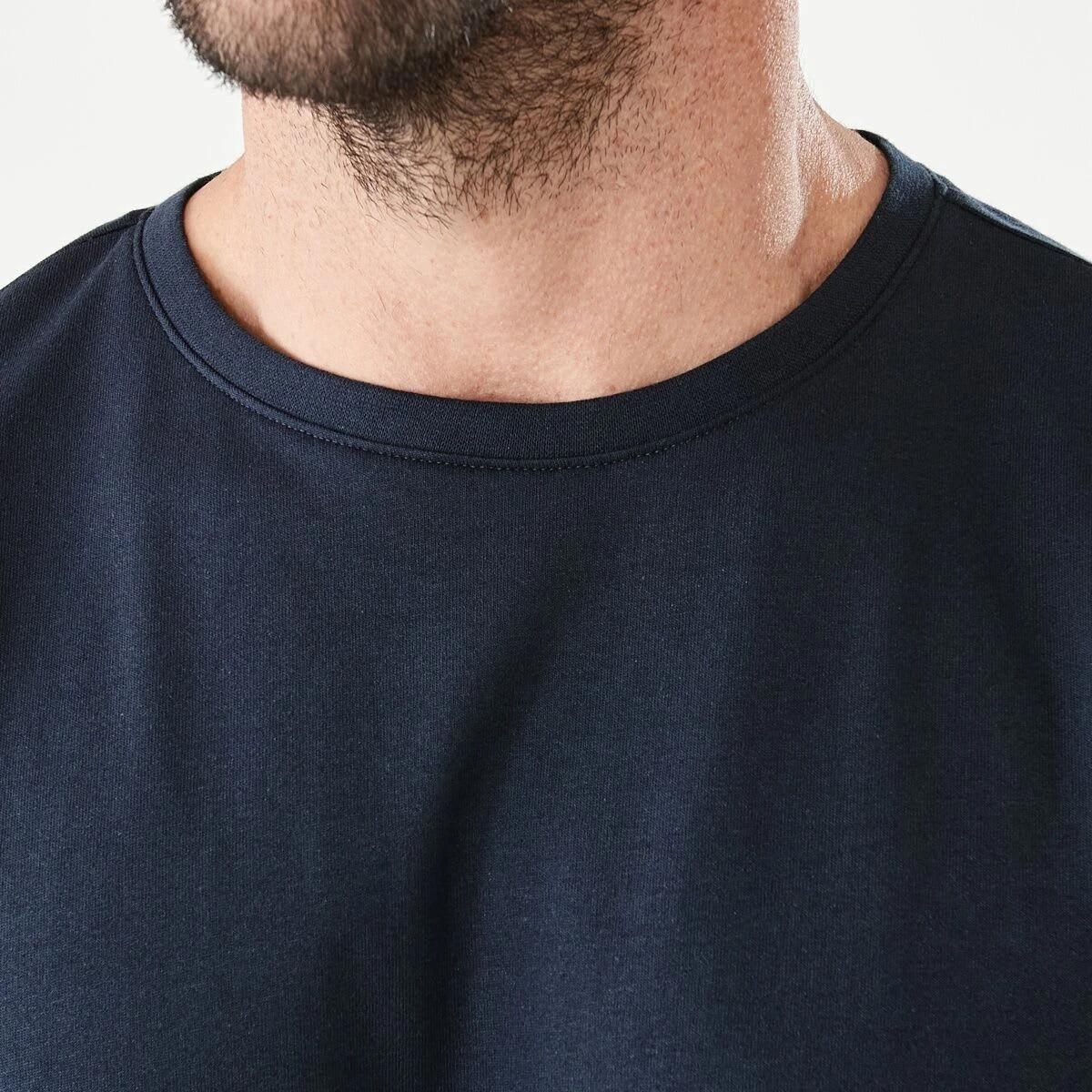 5 Plain Crew Neck T-shirt BLUE NIGHTS, 5 of 6