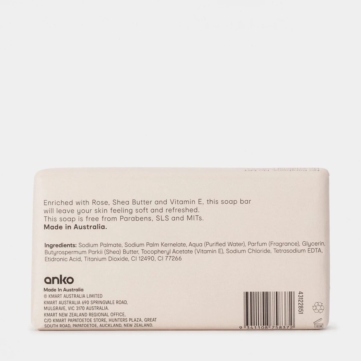 3 Softening & Refreshing Soap Bar 180g - Rose, 3 of 3