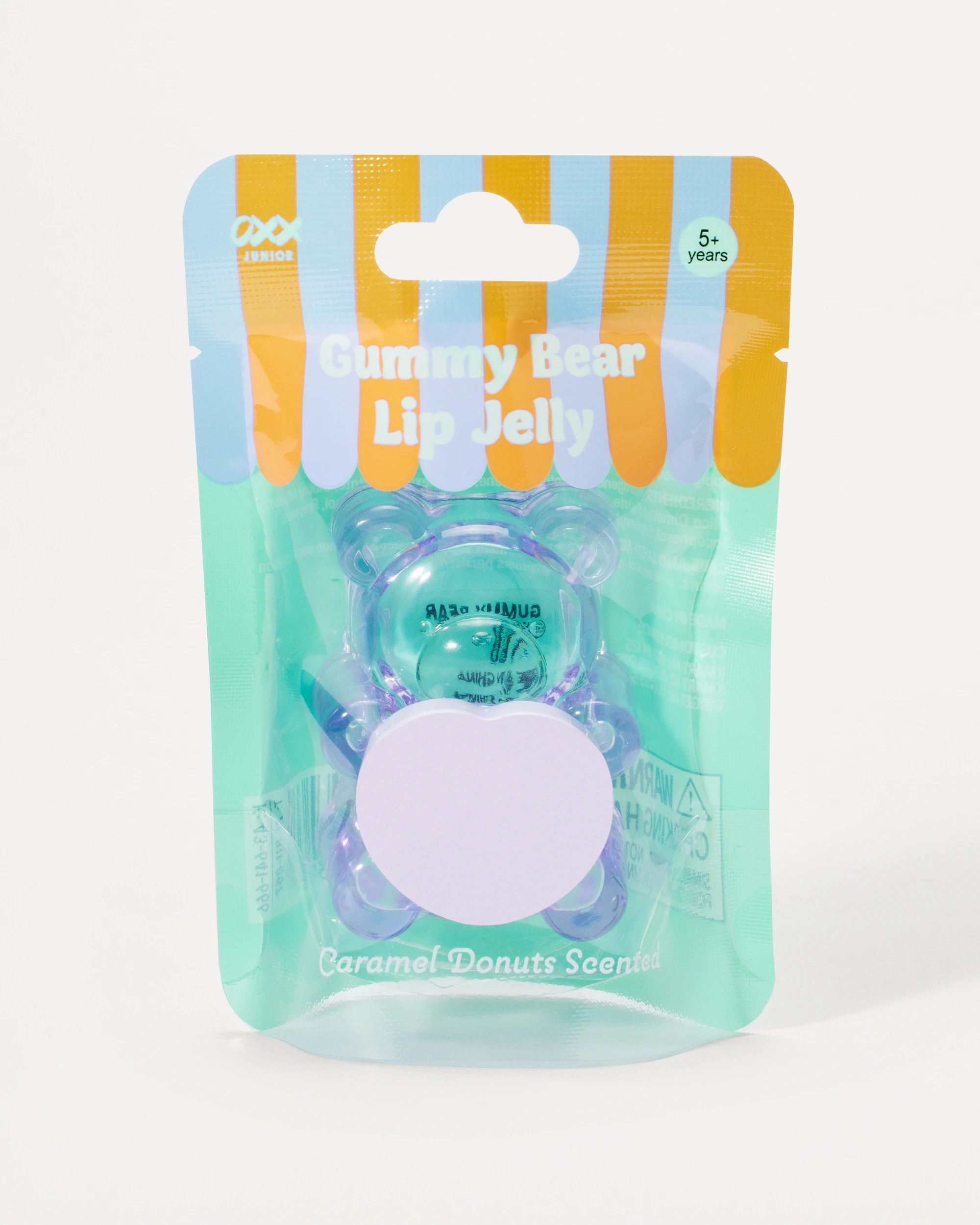 1 OXX Junior Gummy Bear Lip Jelly - Caramel Donuts Scented, 1 of 6