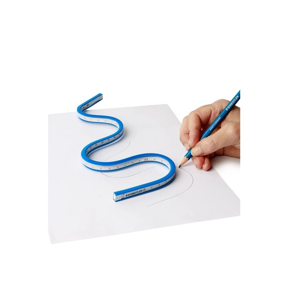 6 Staedtler 400mm Flexible Curve Ruler, 6 of 6