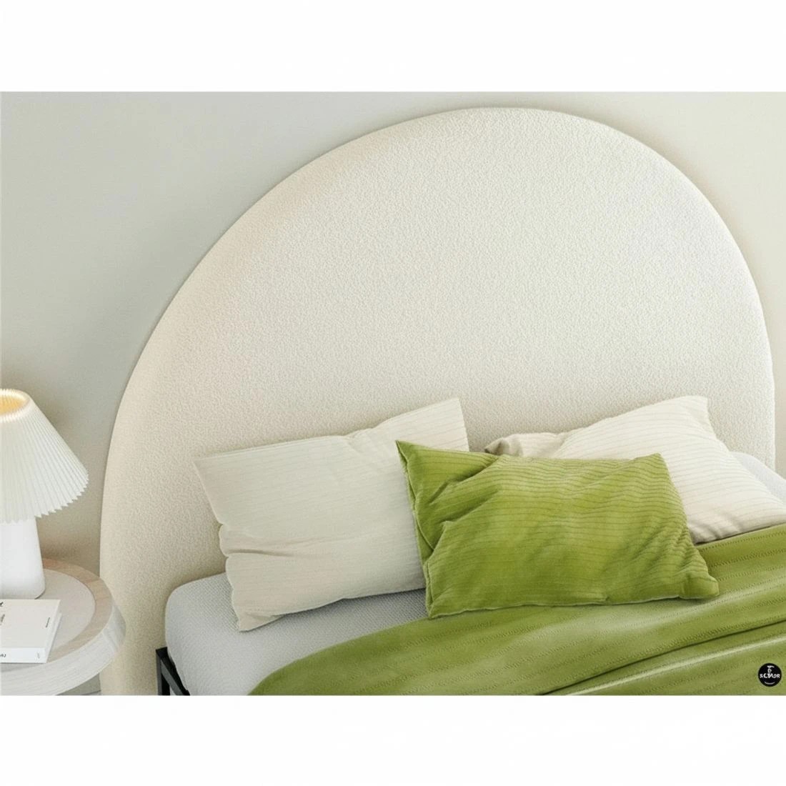 5 Artiss Bed Head Headboard Bed Frame Queen - White, 5 of 7