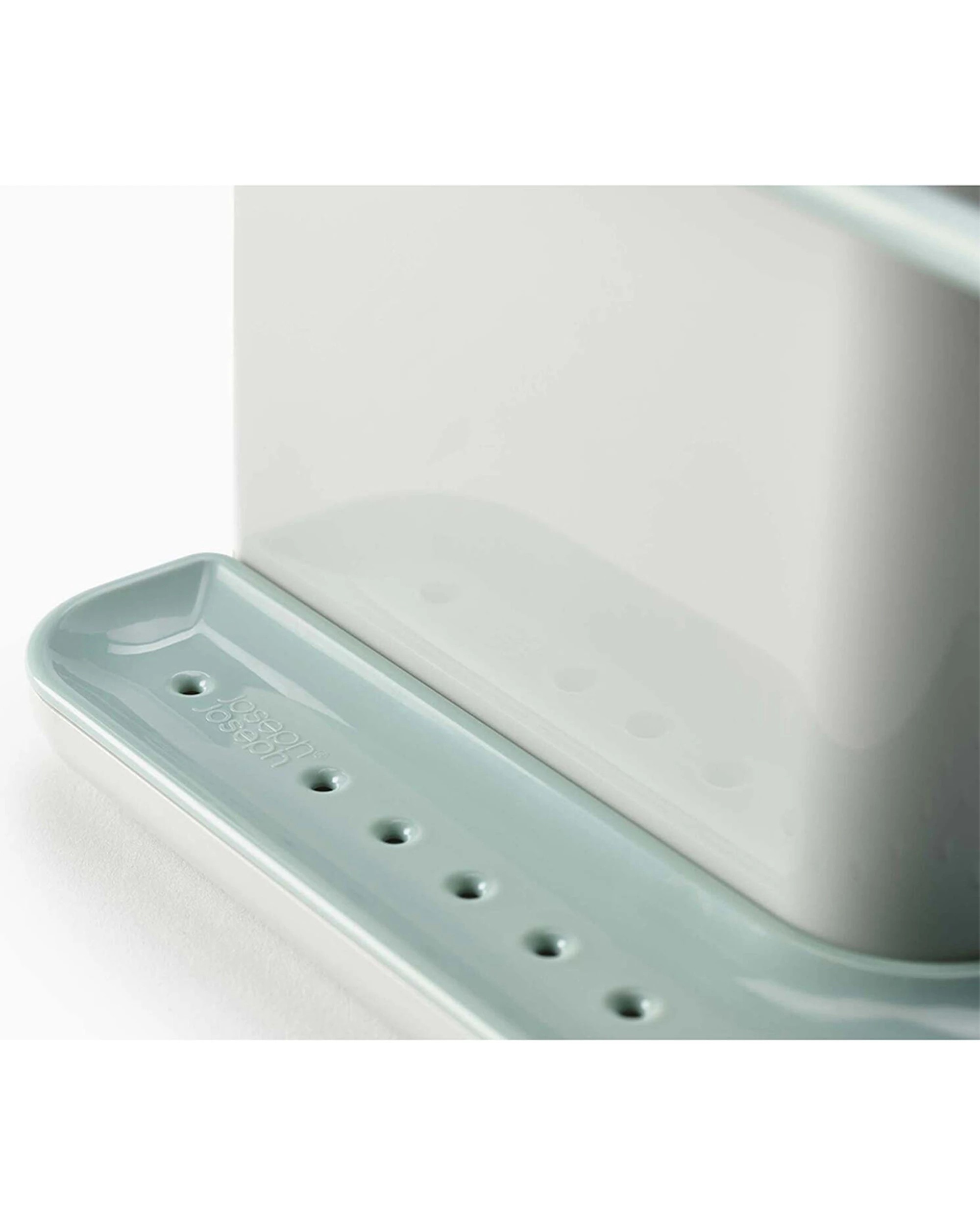 4 Joseph Joseph Kitchen Sink Organiser Caddy With Rail And Reservoir Light Stone Sage - Multi, 4 of 4