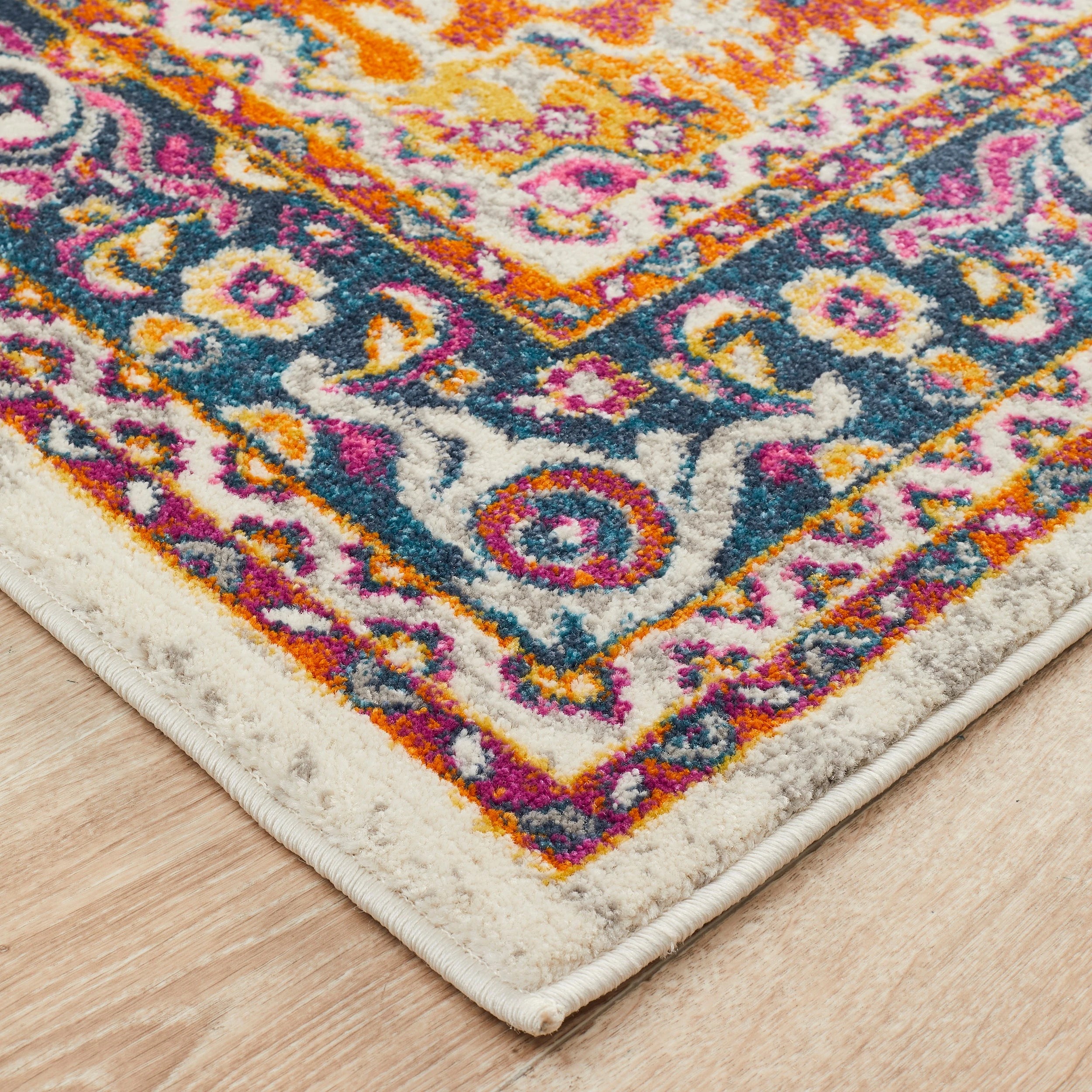 3 Common Ground Rugs Atlas 207 330x240cm - Extra Large Floor Rug - White, 3 of 7